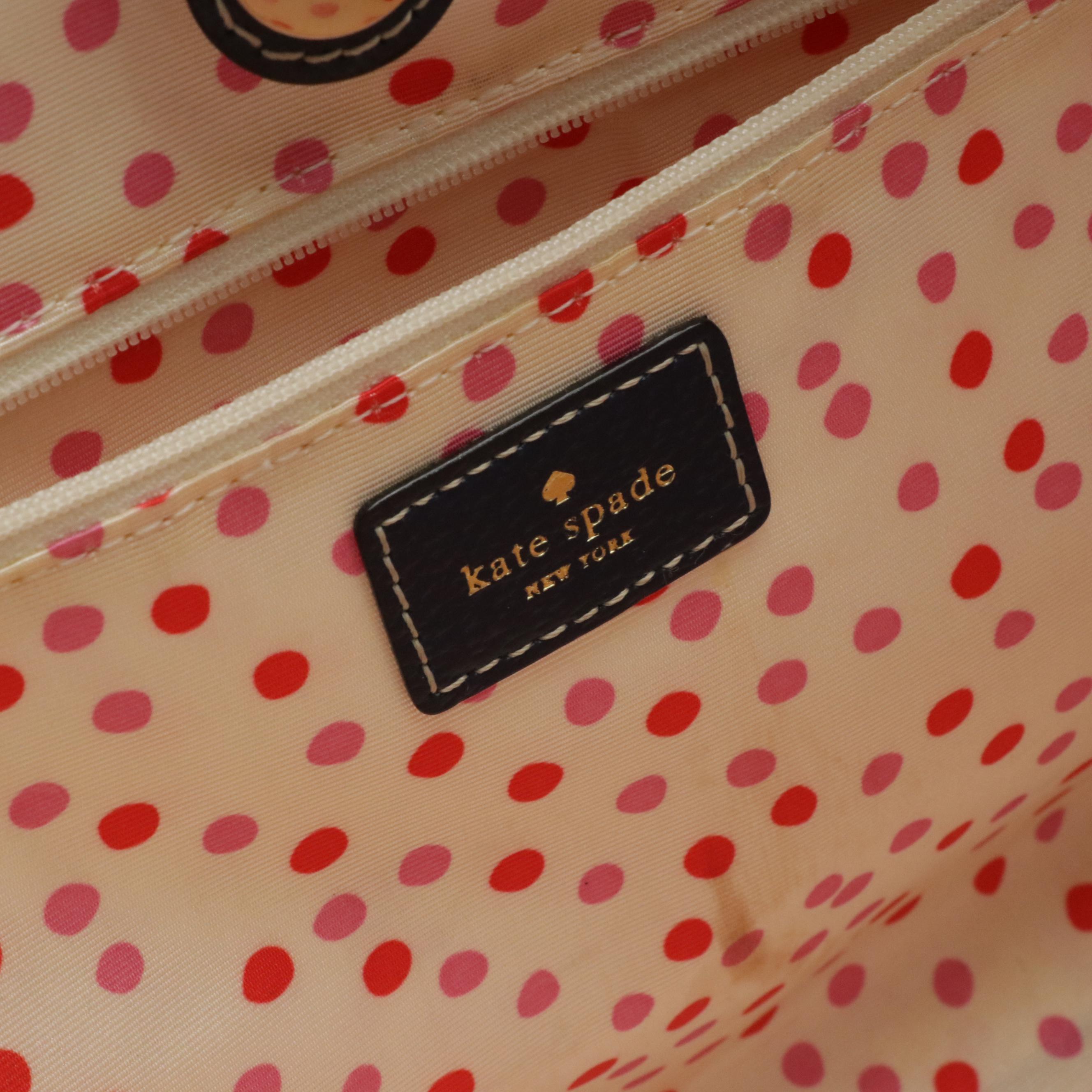 Cole Haan Brown Leather Shoulder Satchel, Kate Spade Cinghiale Leather Zip Tote