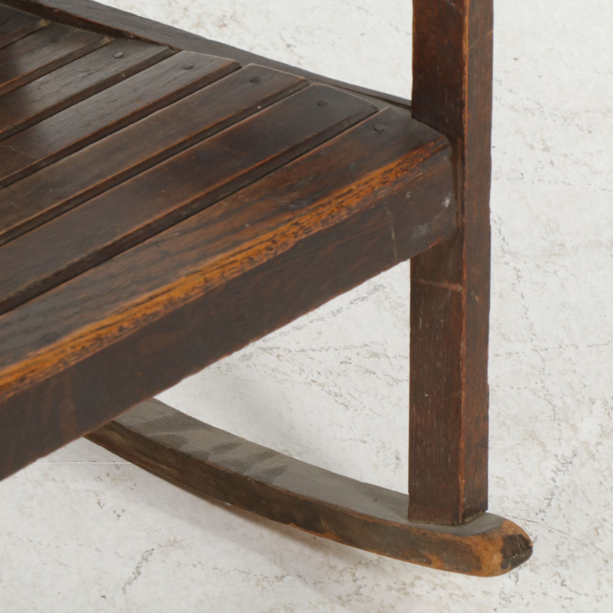 Craftsman Oak Child's Rocking Chair, Early 20th Century