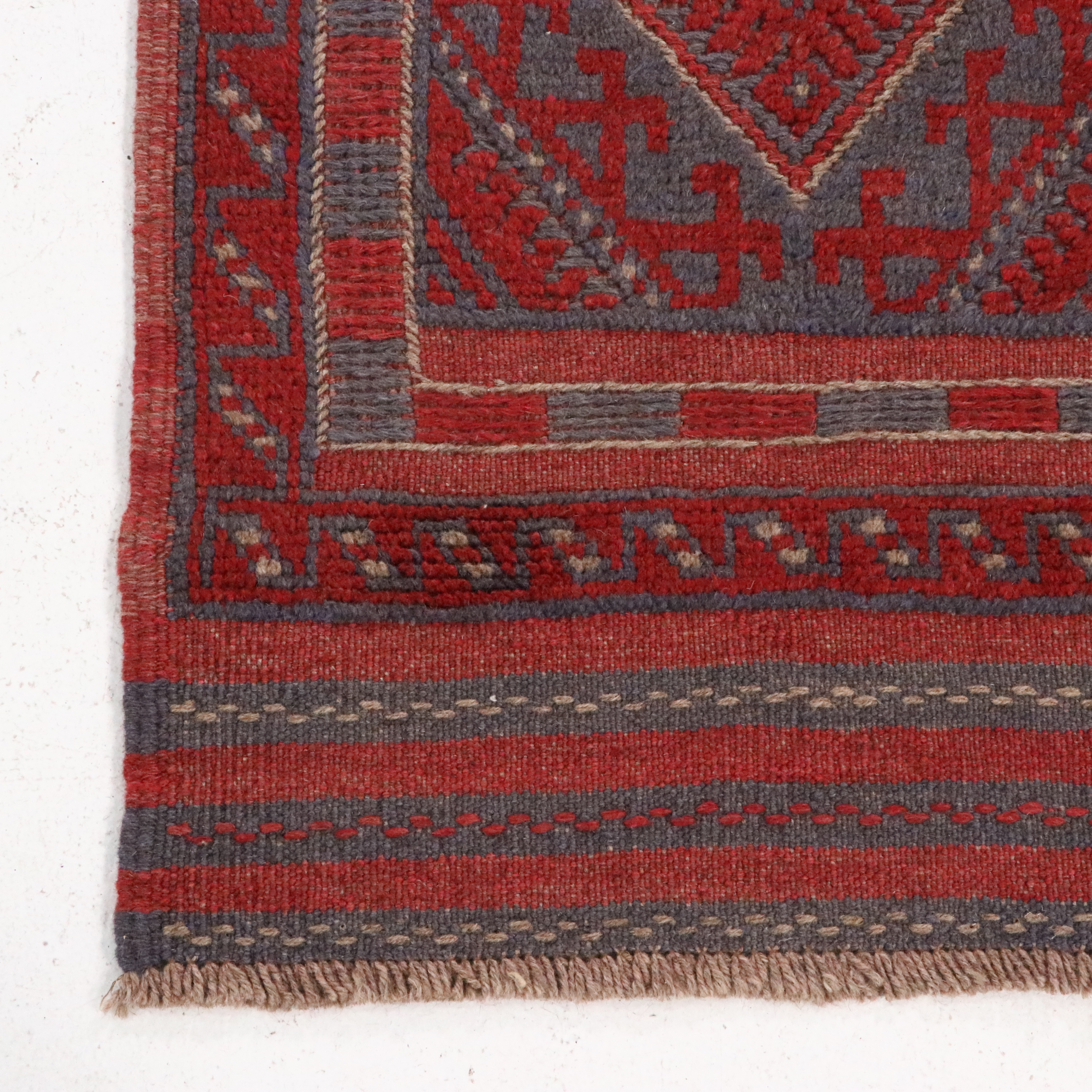 2' x 7'11 Handwoven Afghan Mashwani Carpet Runner