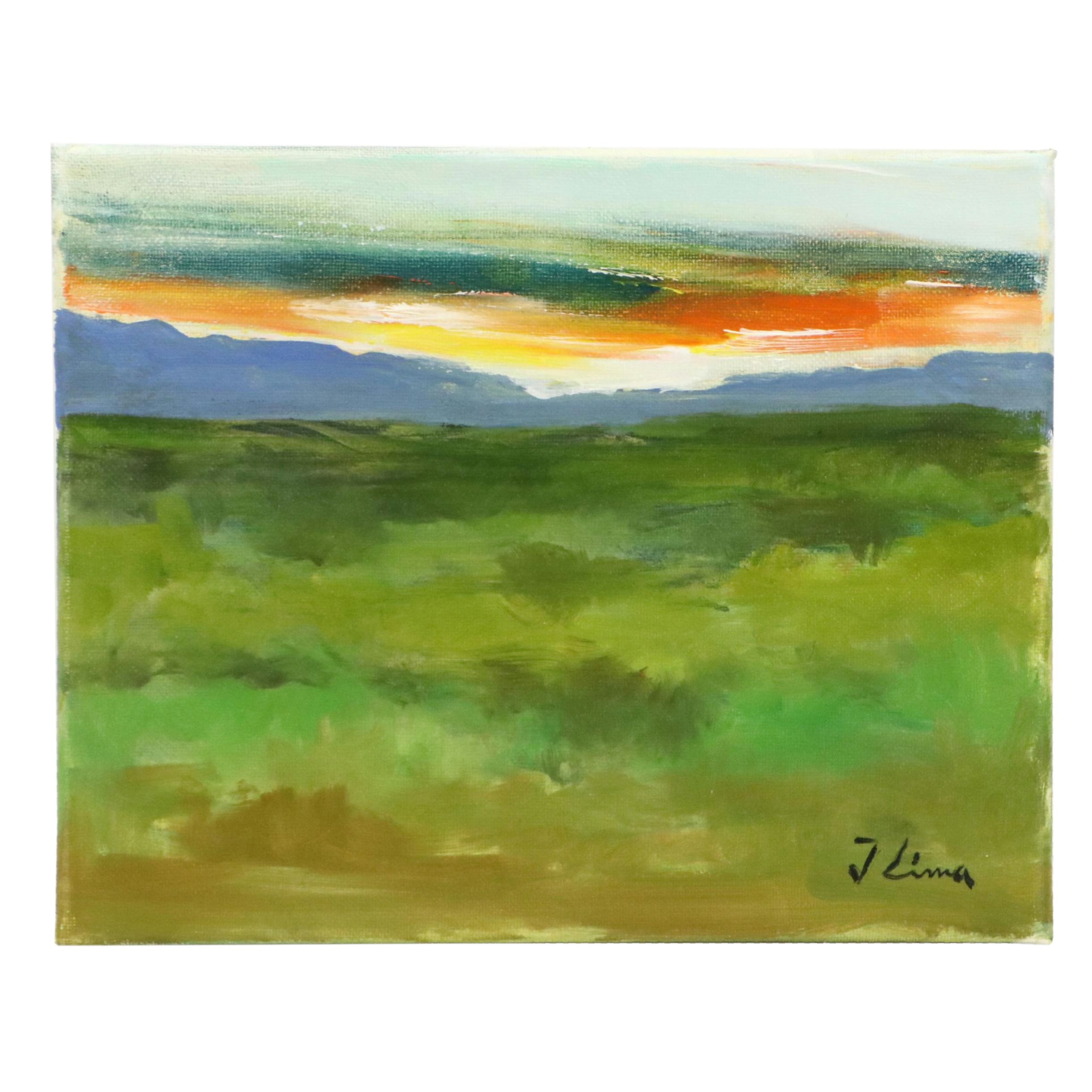 José M. Lima Landscape Oil Painting, 2025