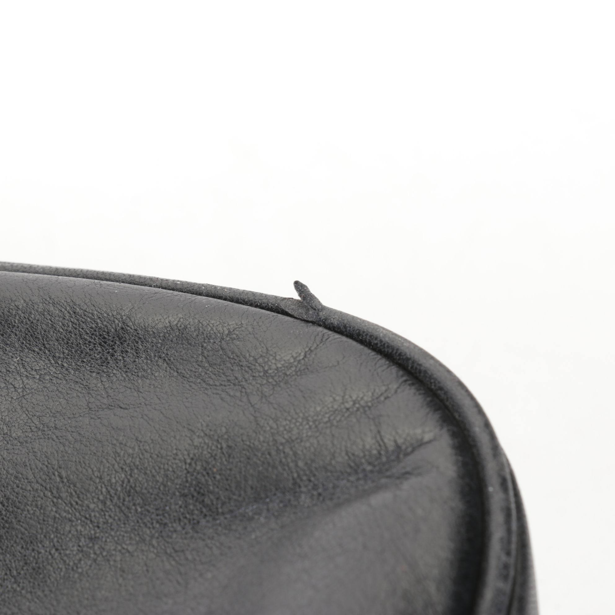 Brown Leather Handbag with Black Leather Cross-Body Messenger Bag