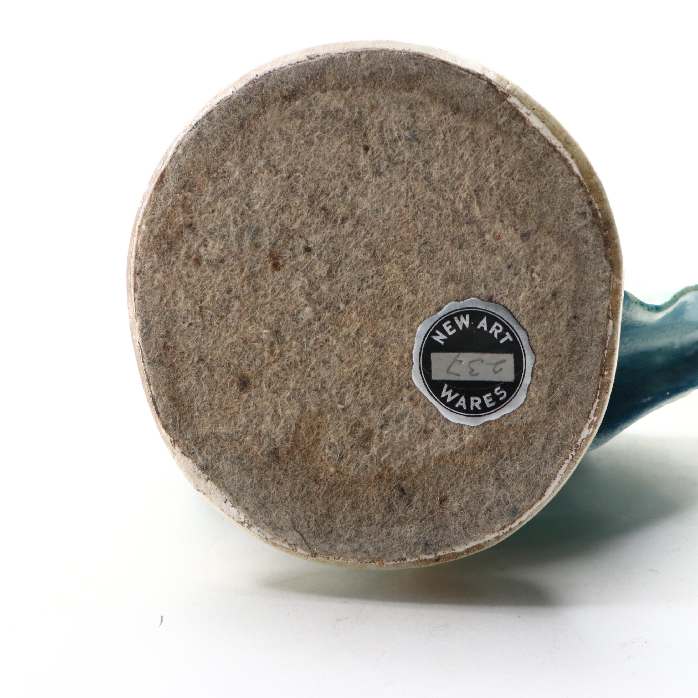 New Art Wares Chalkware Figurine After Stephan Dakon, Mid-20th Century