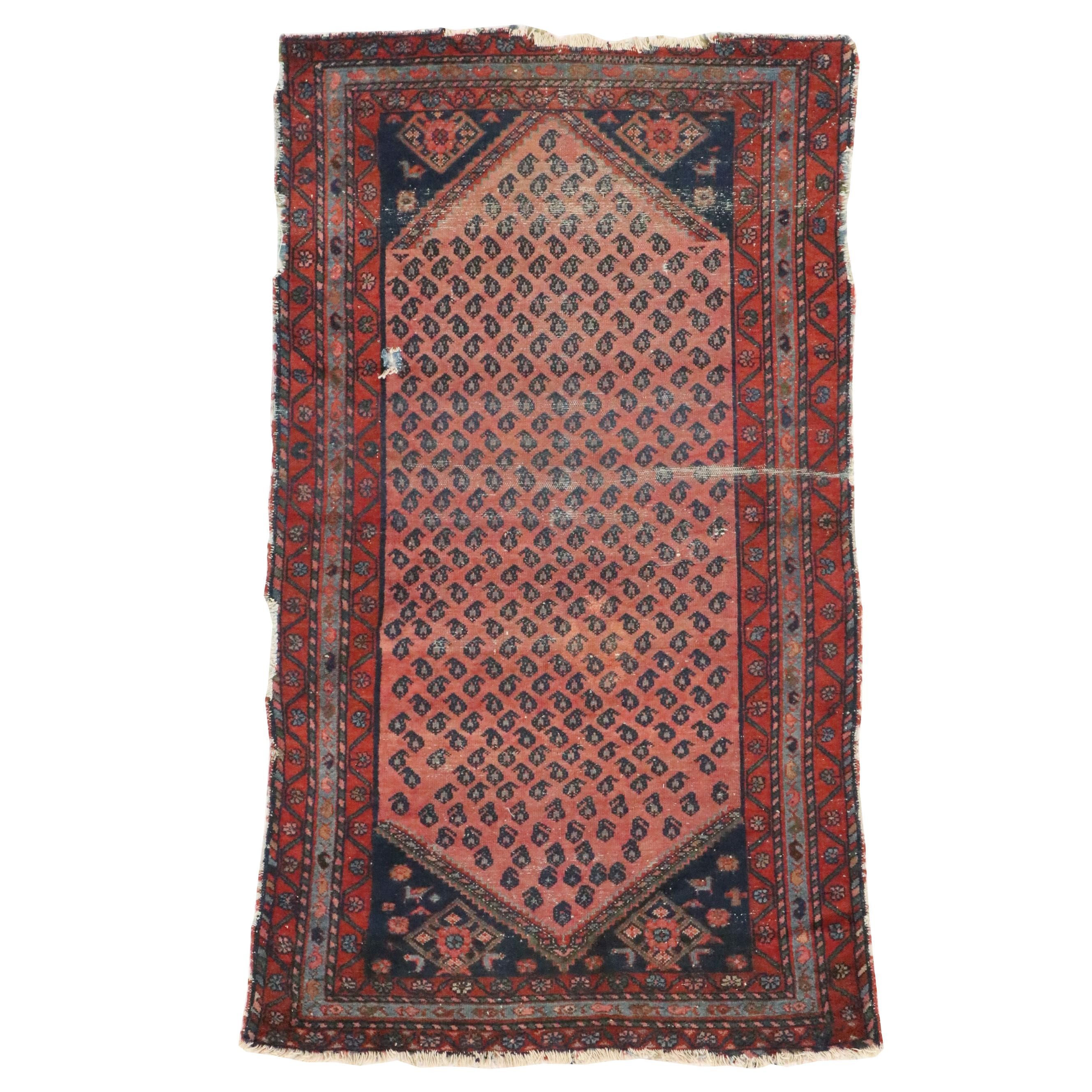 3'7 x 5'11 Hand-Knotted Persian Malayer Area Rug