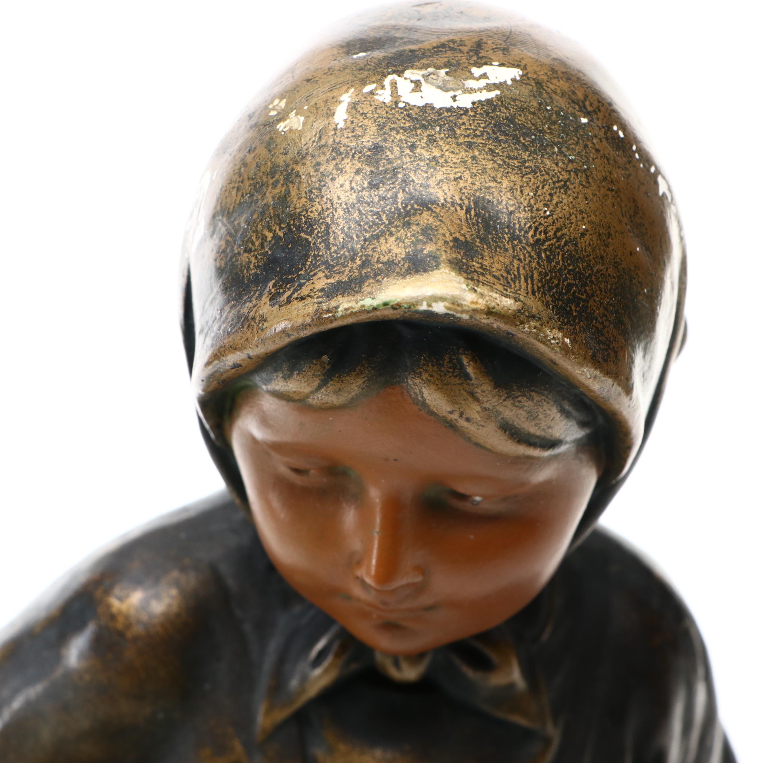 Bronze Finish Children Figurines