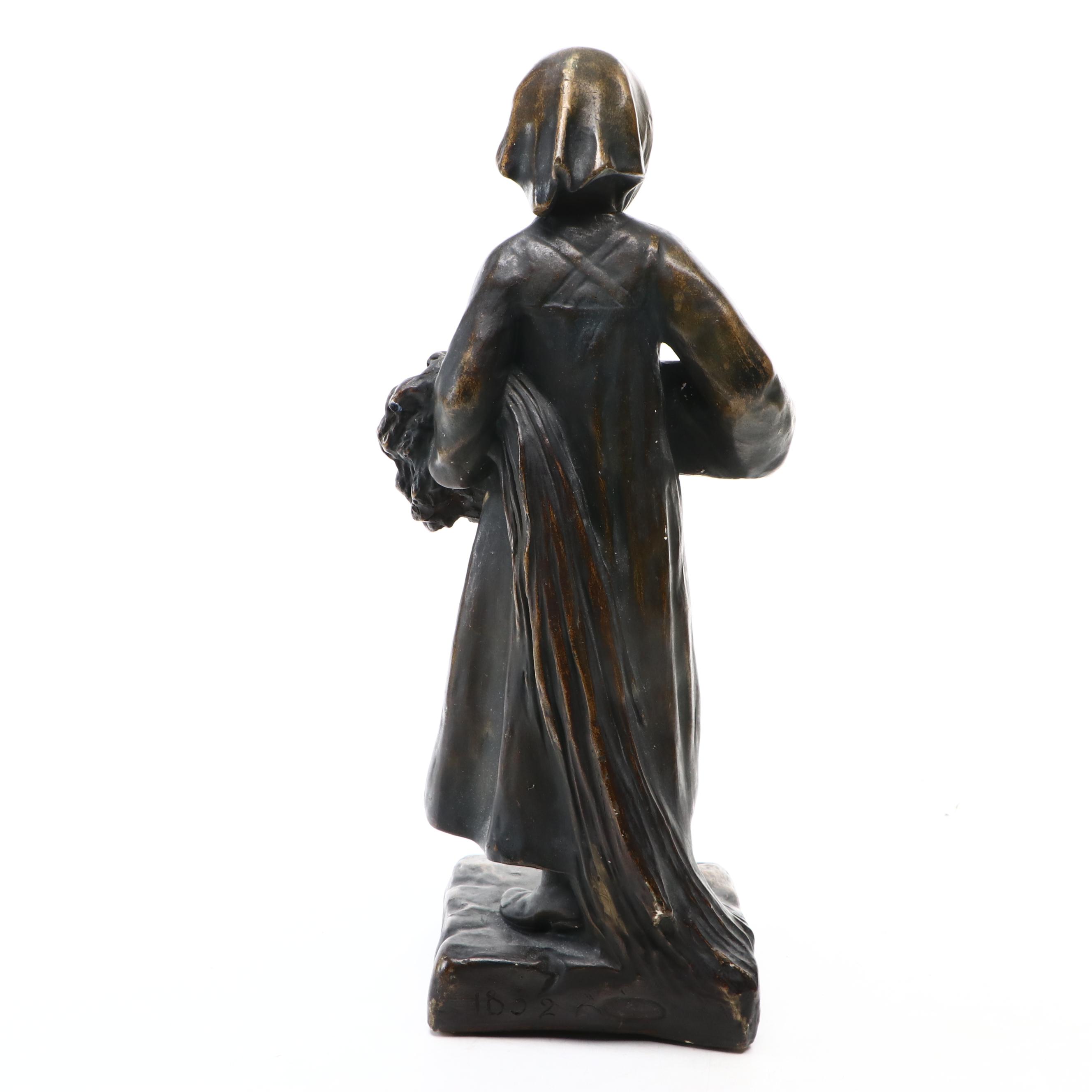 Bronze Finish Children Figurines