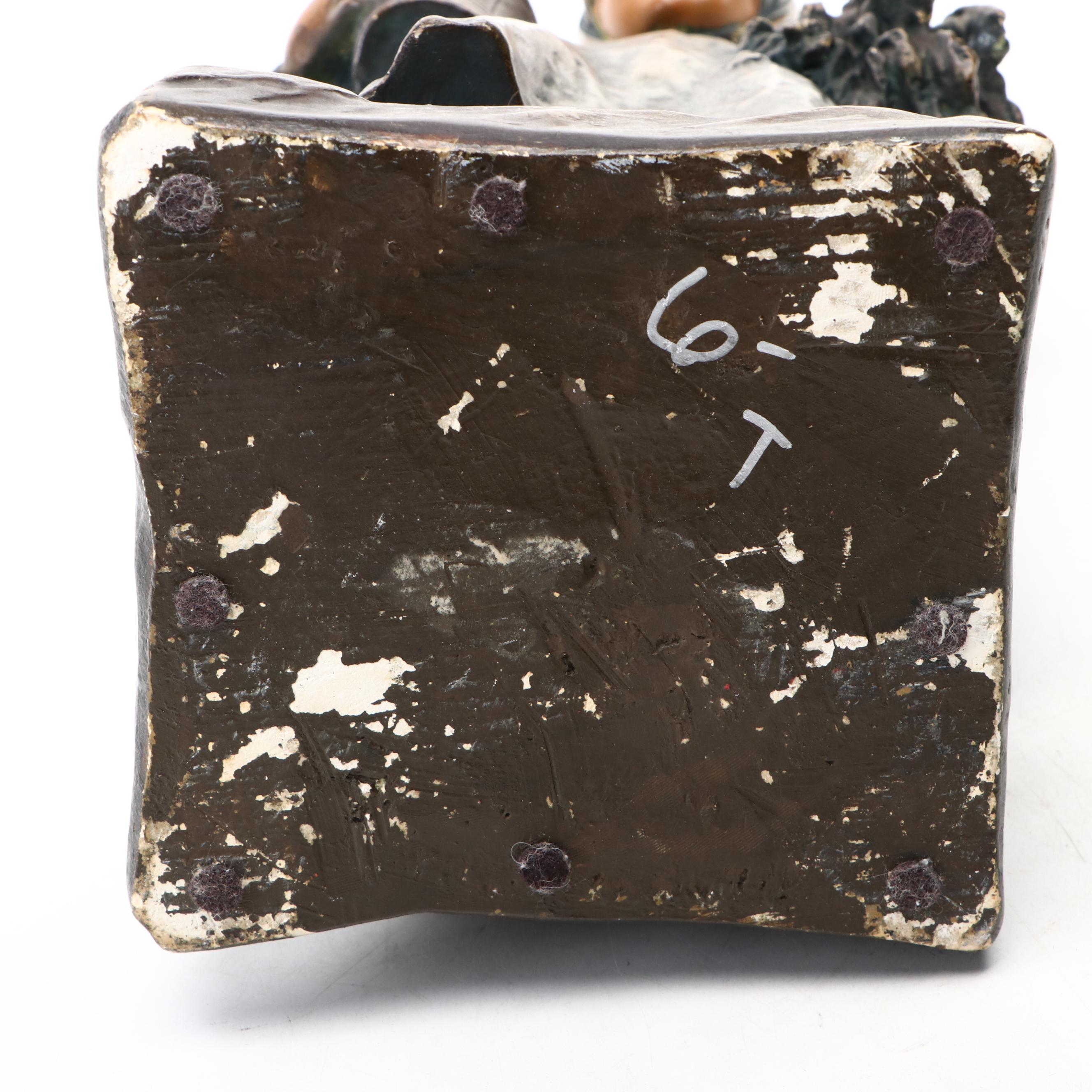 Bronze Finish Children Figurines