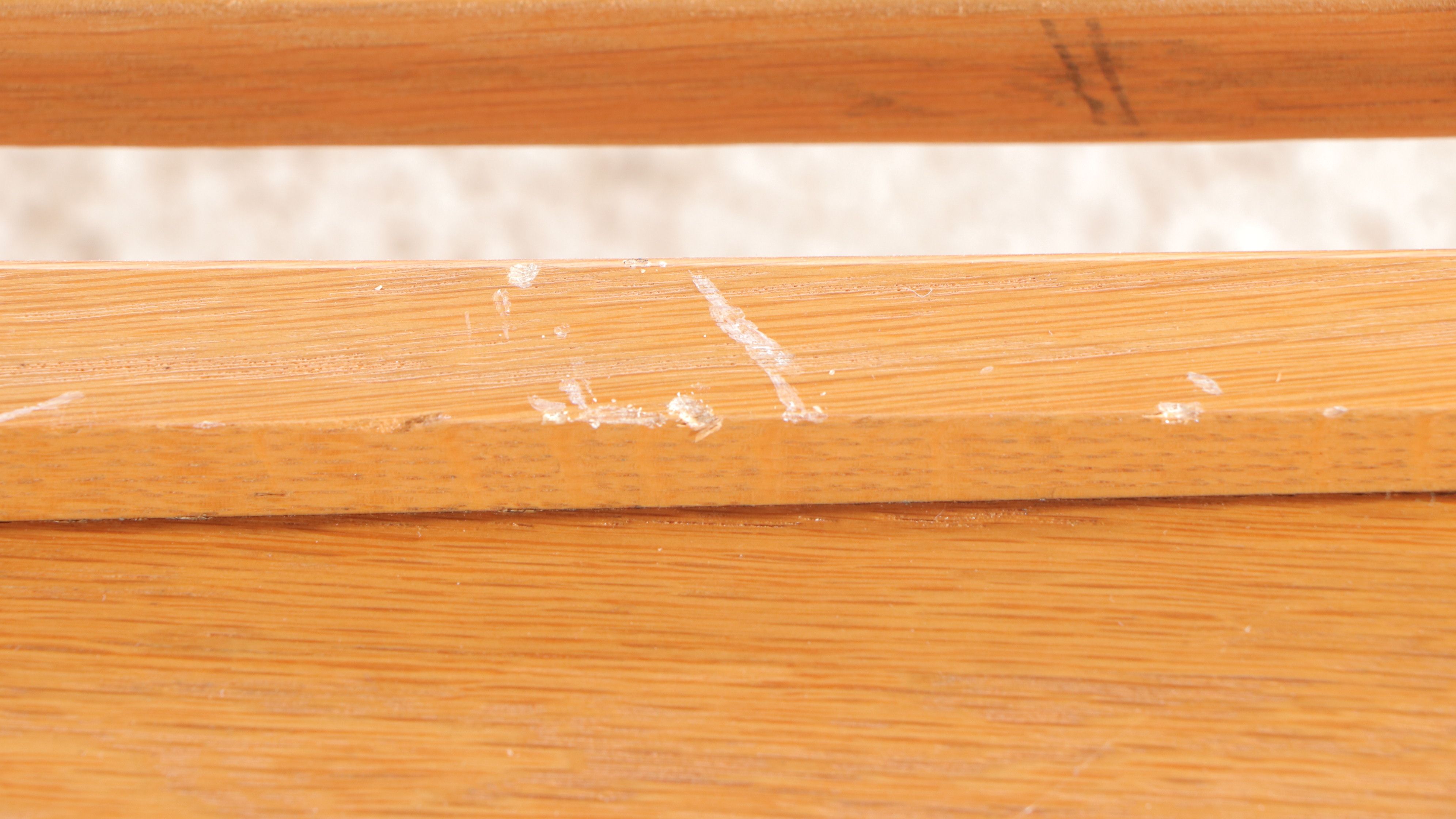 W. H. Gunlocke Chair Co. Arts & Crafts Style Oak Lawyer's Bench