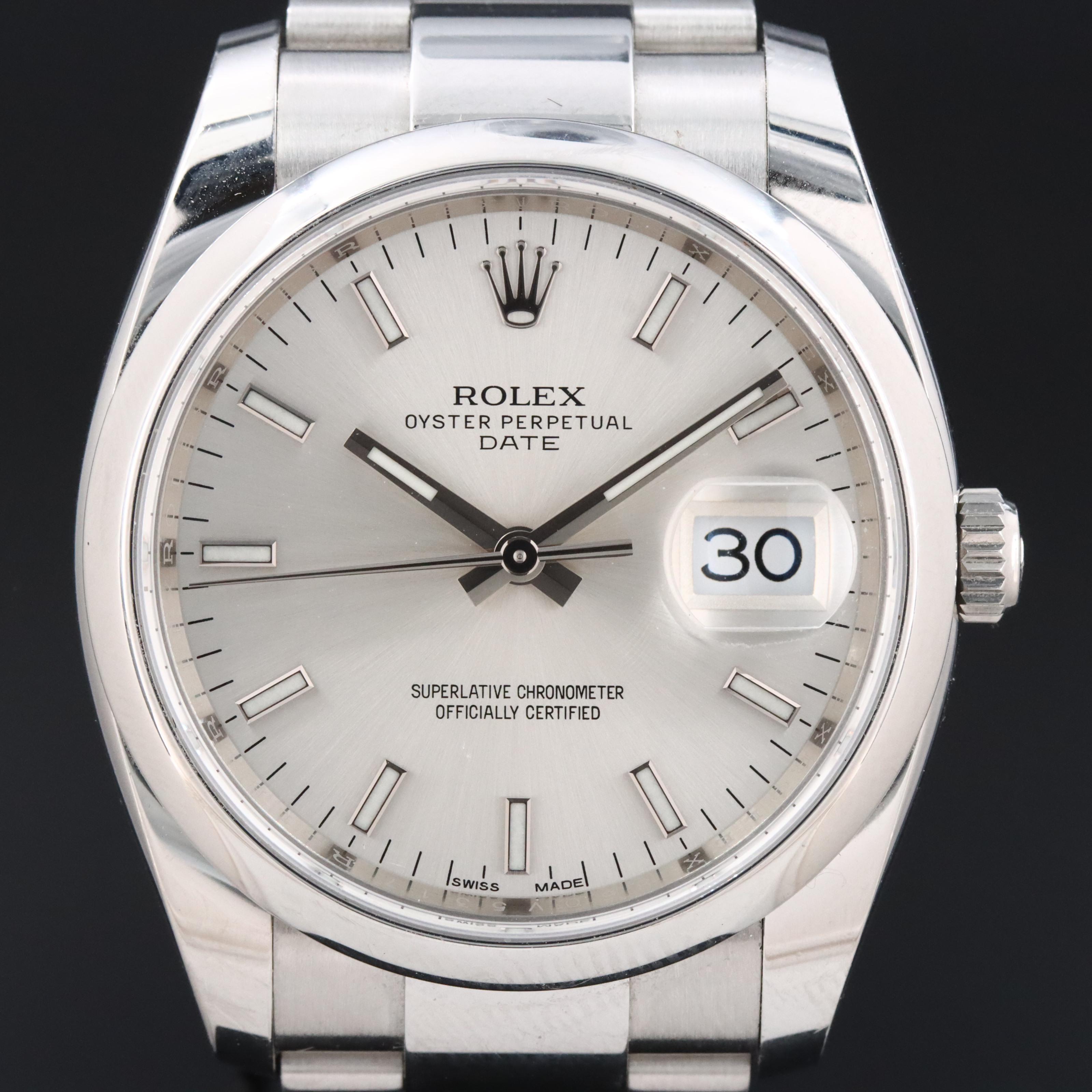 Rolex Oyster Perpetual Date Watch 115200