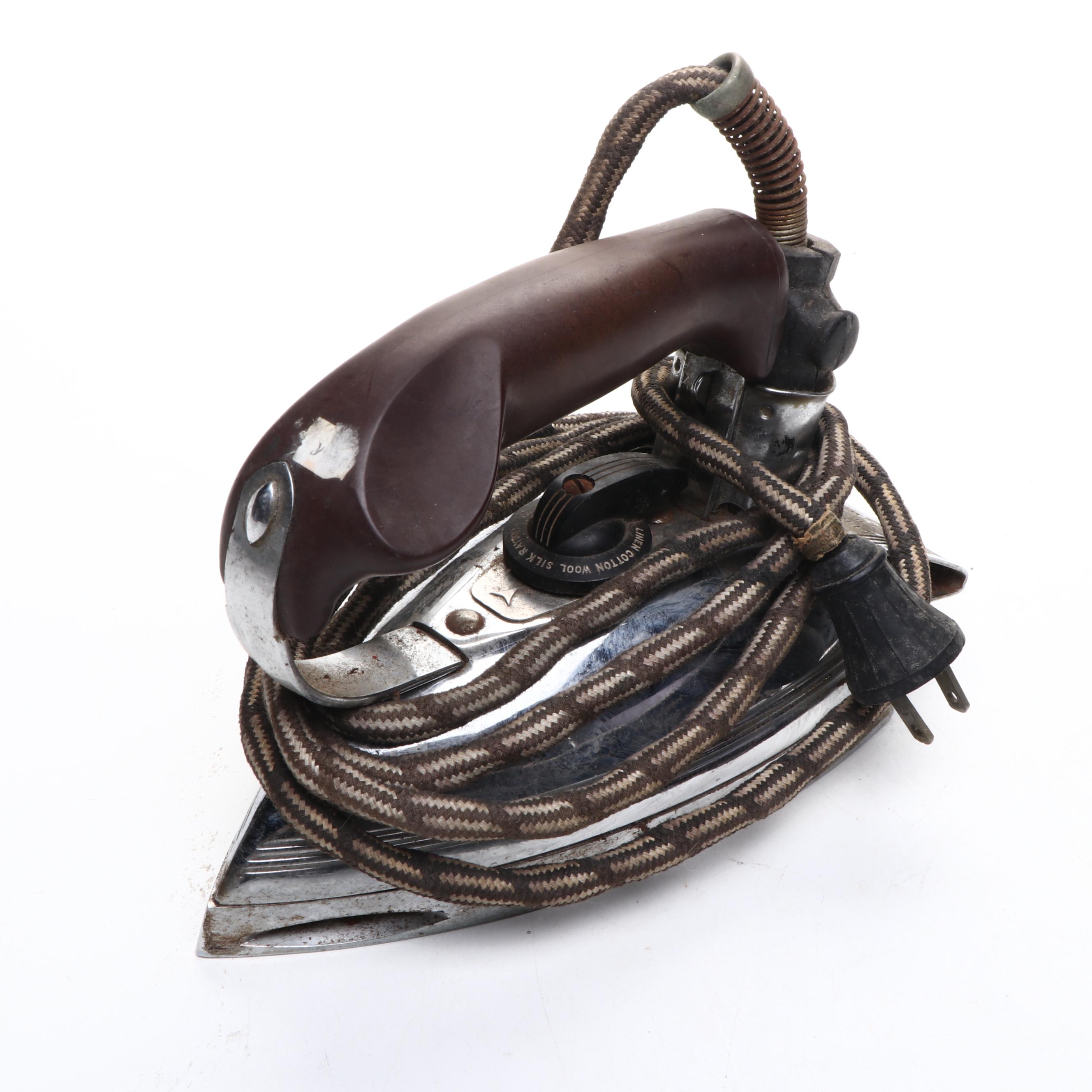 General Electric, Samson United, and Other Mid-Century Clothes Irons