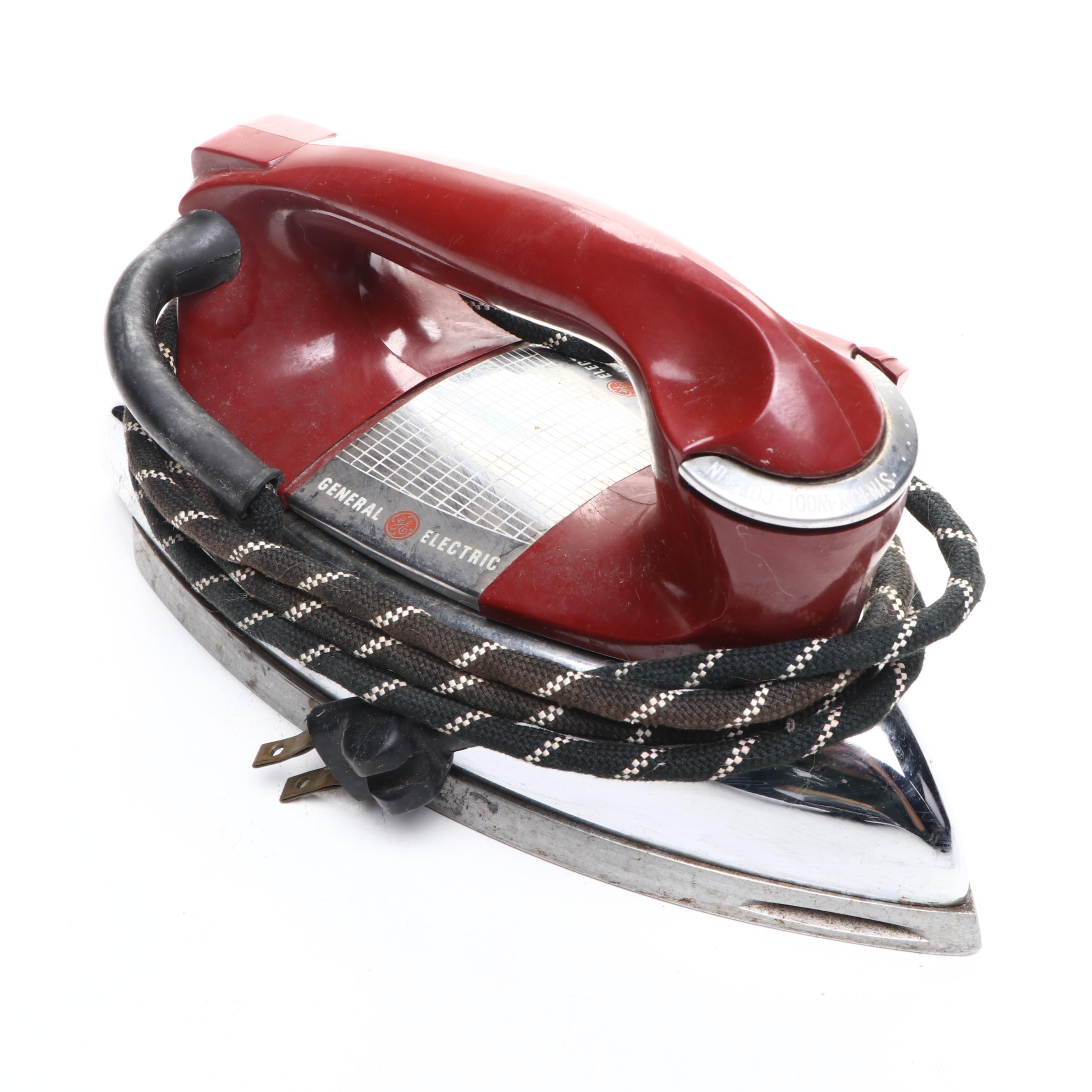 General Electric, Samson United, and Other Mid-Century Clothes Irons