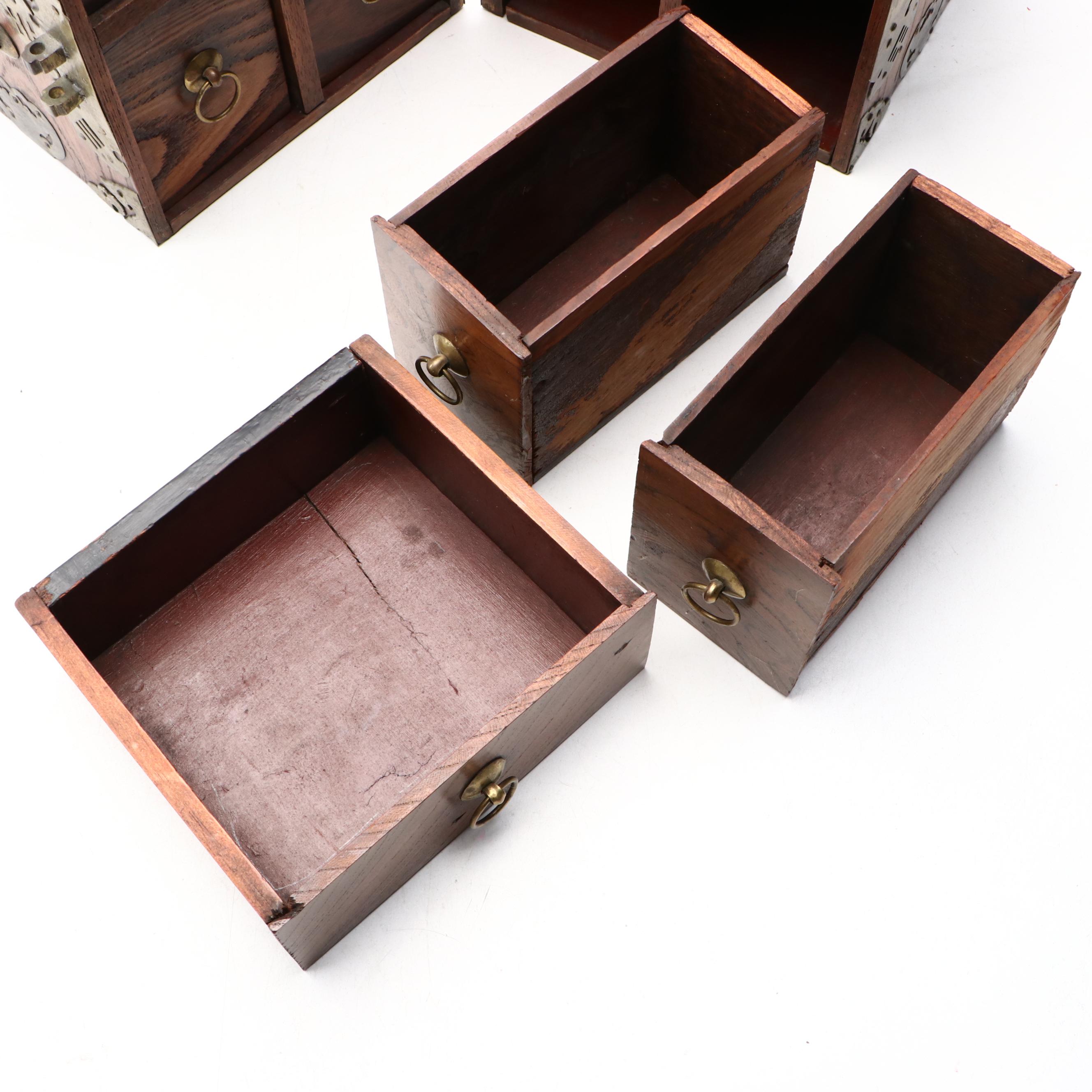 Chinese Brass Mounted Storage Chest