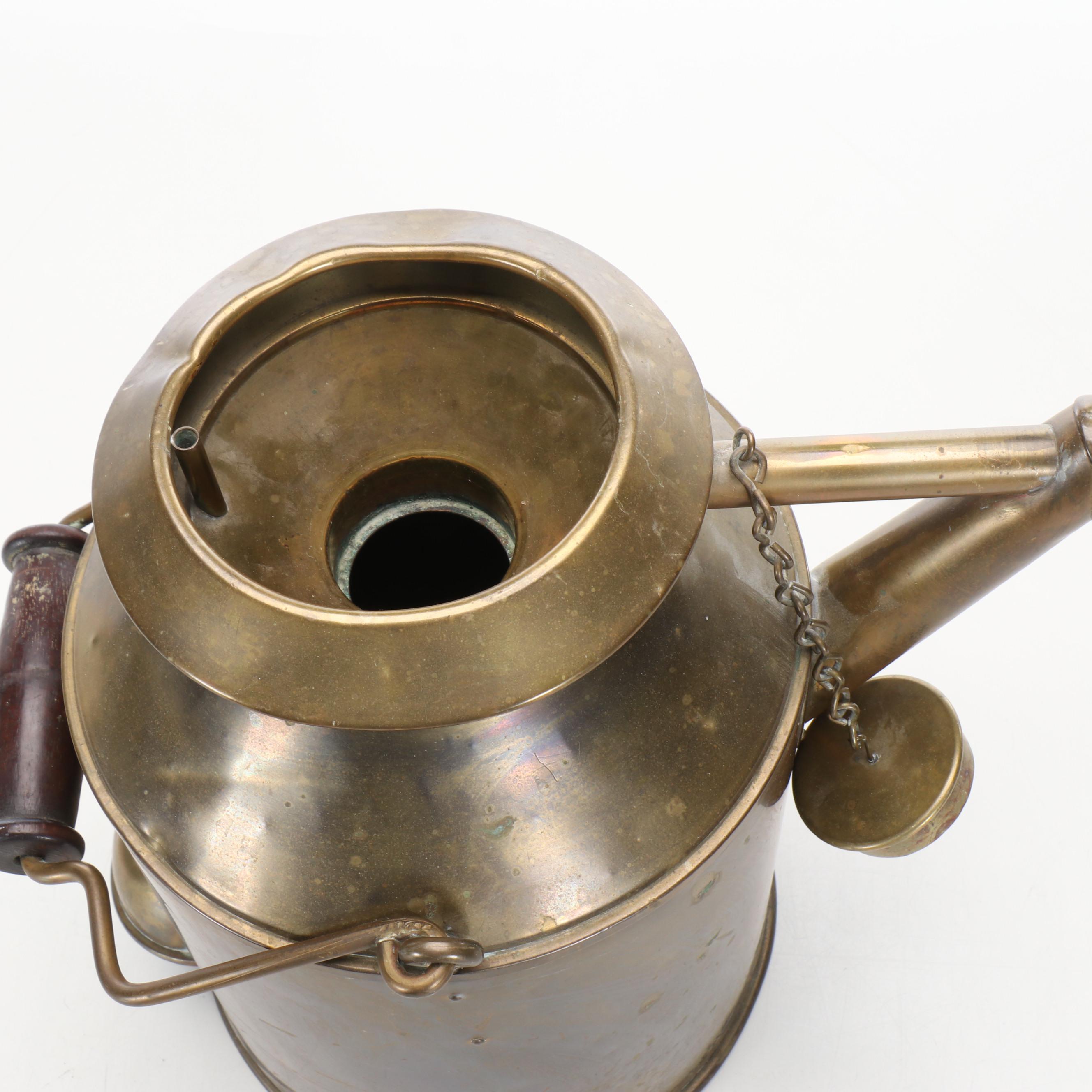 U.S. Lighthouse Establishment Brass Oil Transfer Can