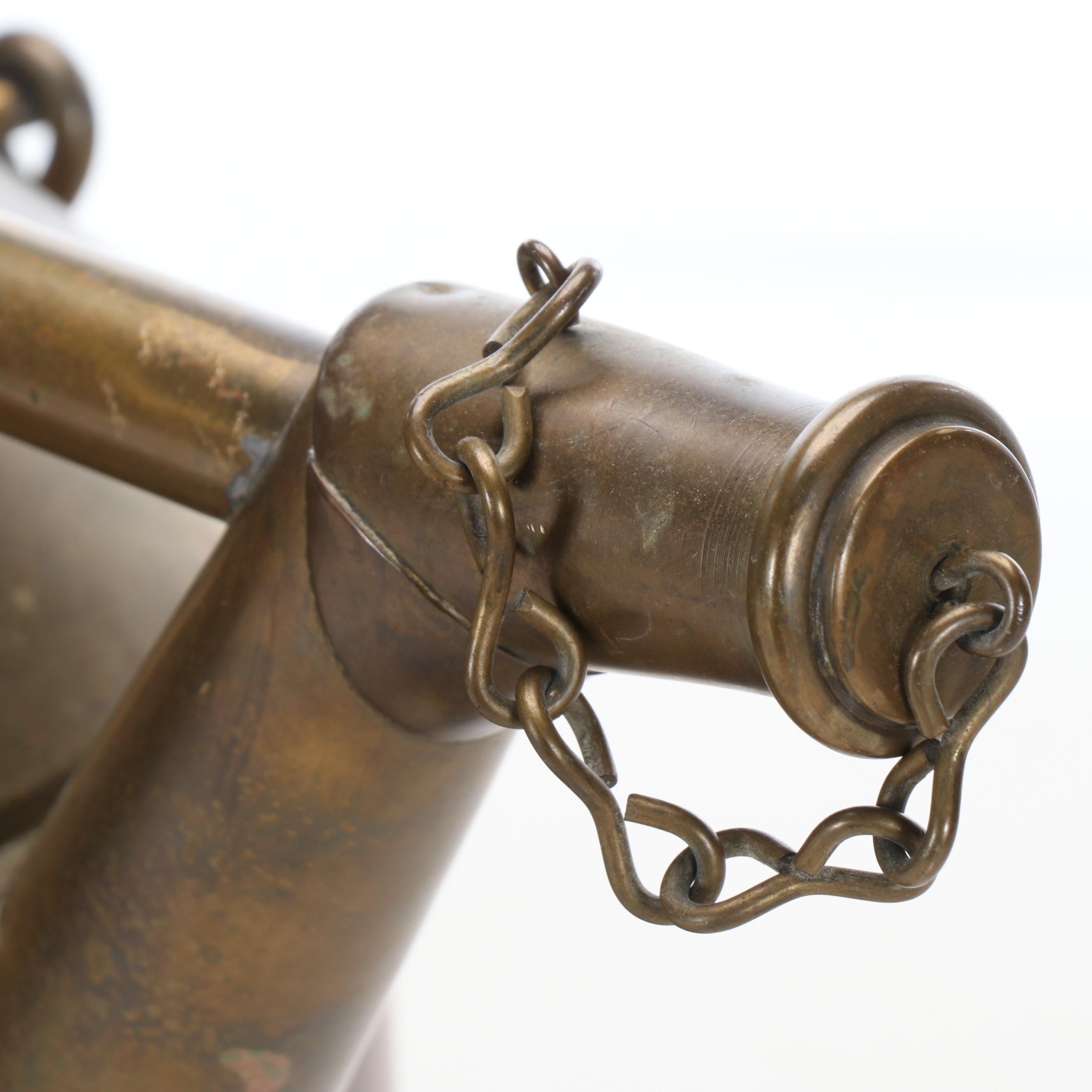 U.S. Lighthouse Establishment Brass Oil Transfer Can