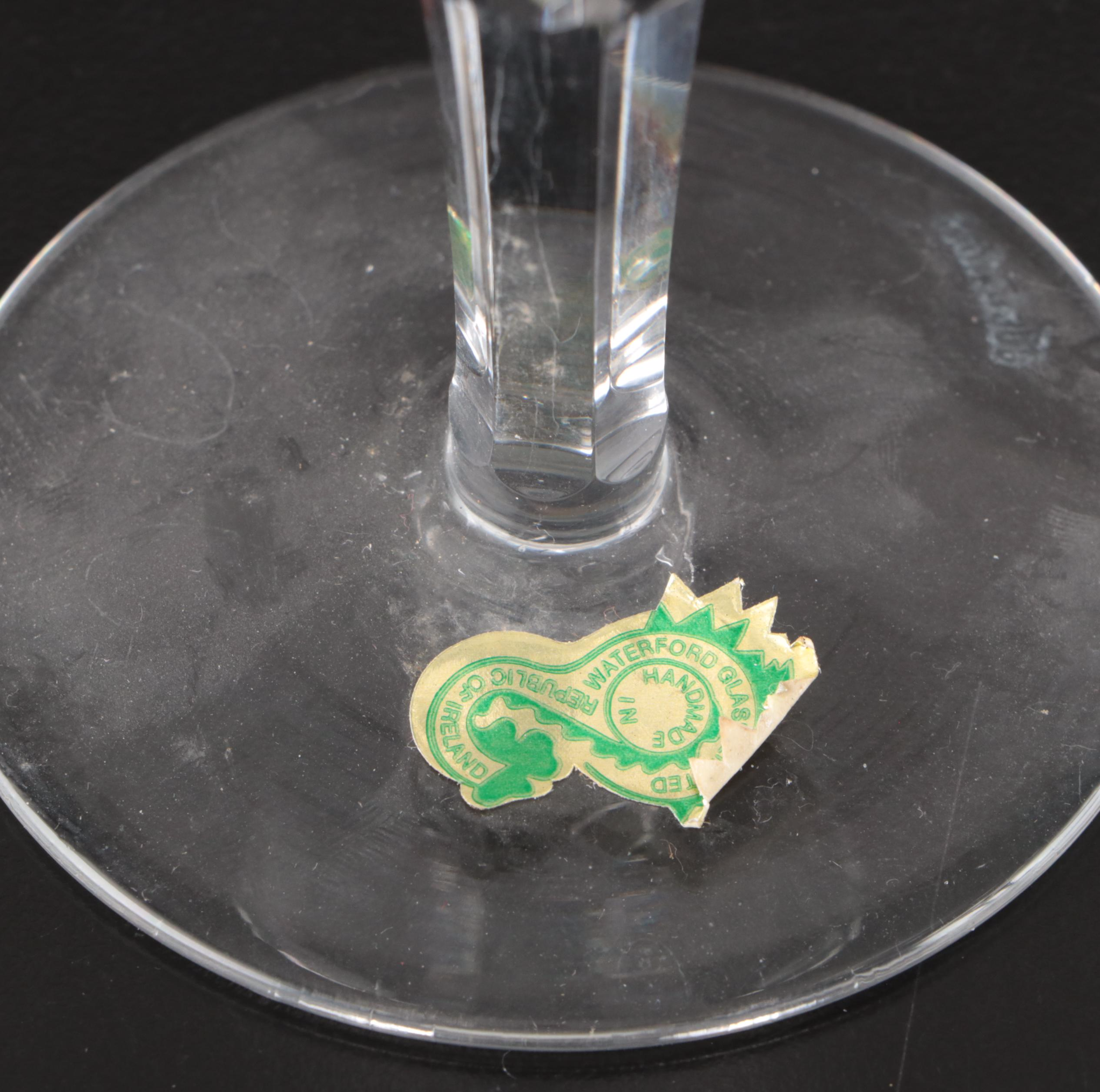 Waterford "Donegal" and "Curraghmore" Crystal Champagne Glasses