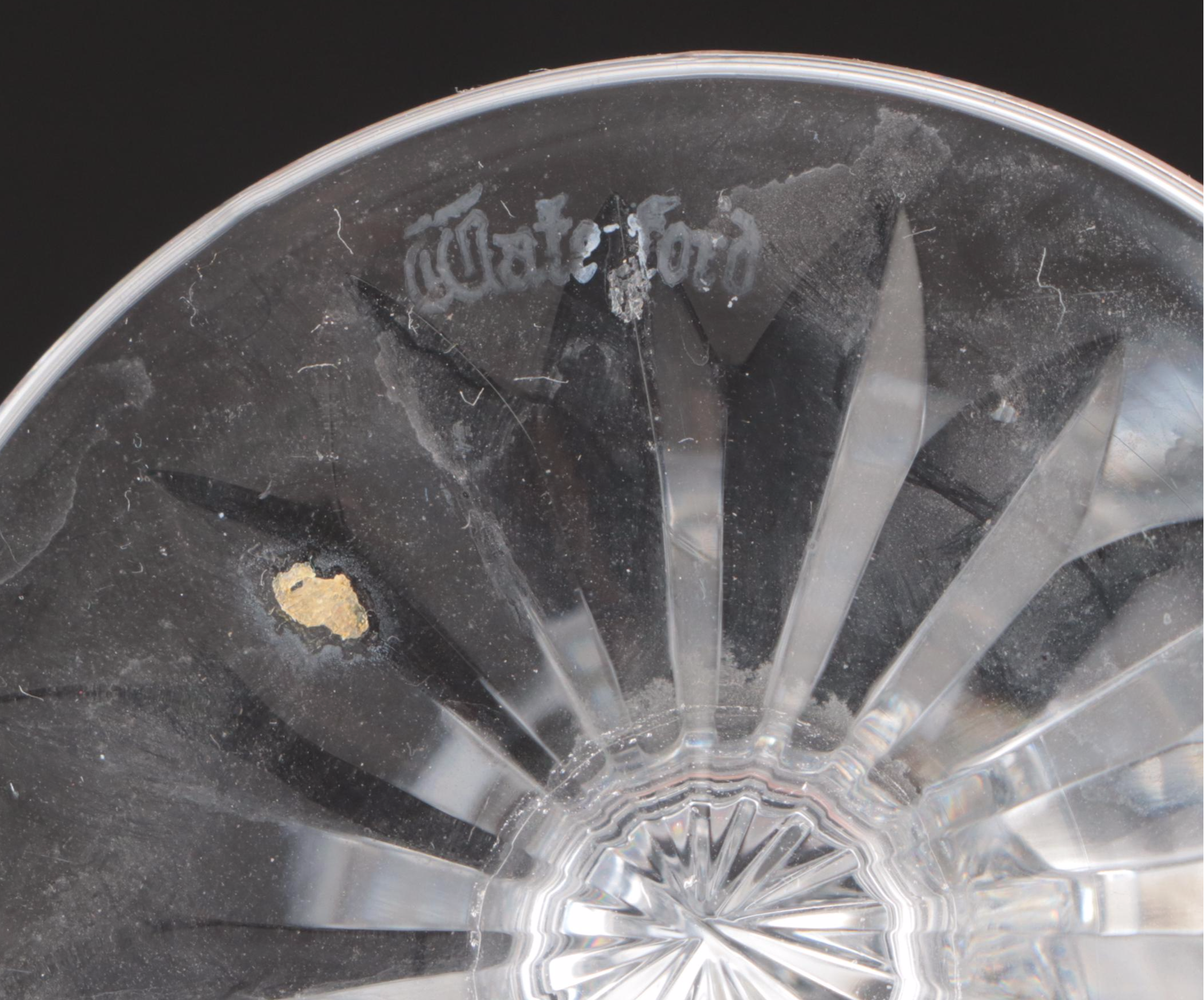 Waterford "Donegal" and "Curraghmore" Crystal Champagne Glasses