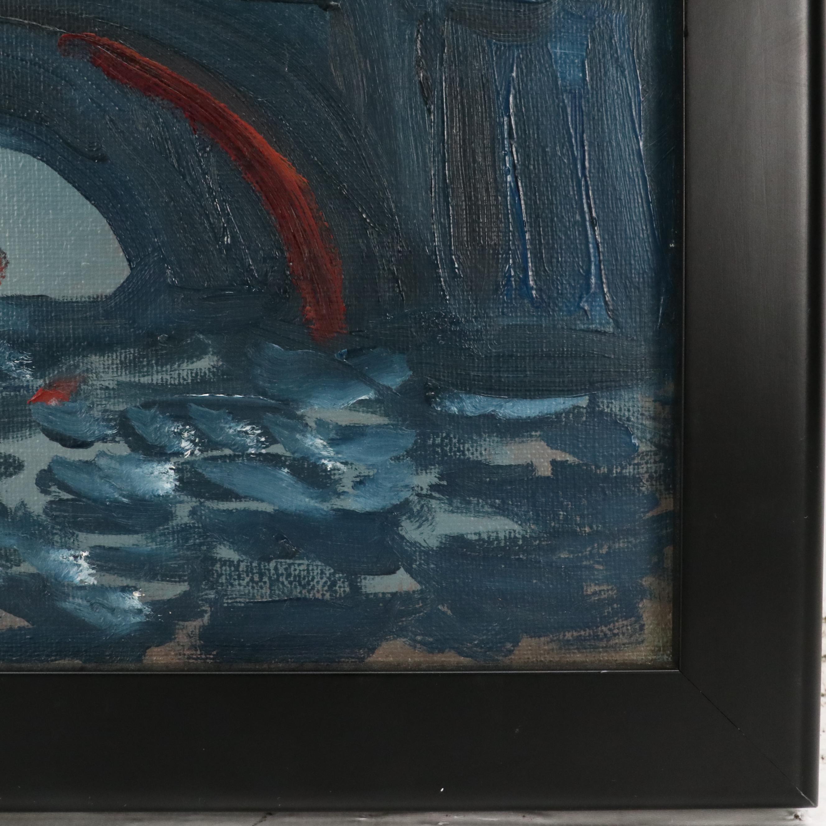 Robert H. Love Oil Painting "Waterloo Bridge, London," 2013