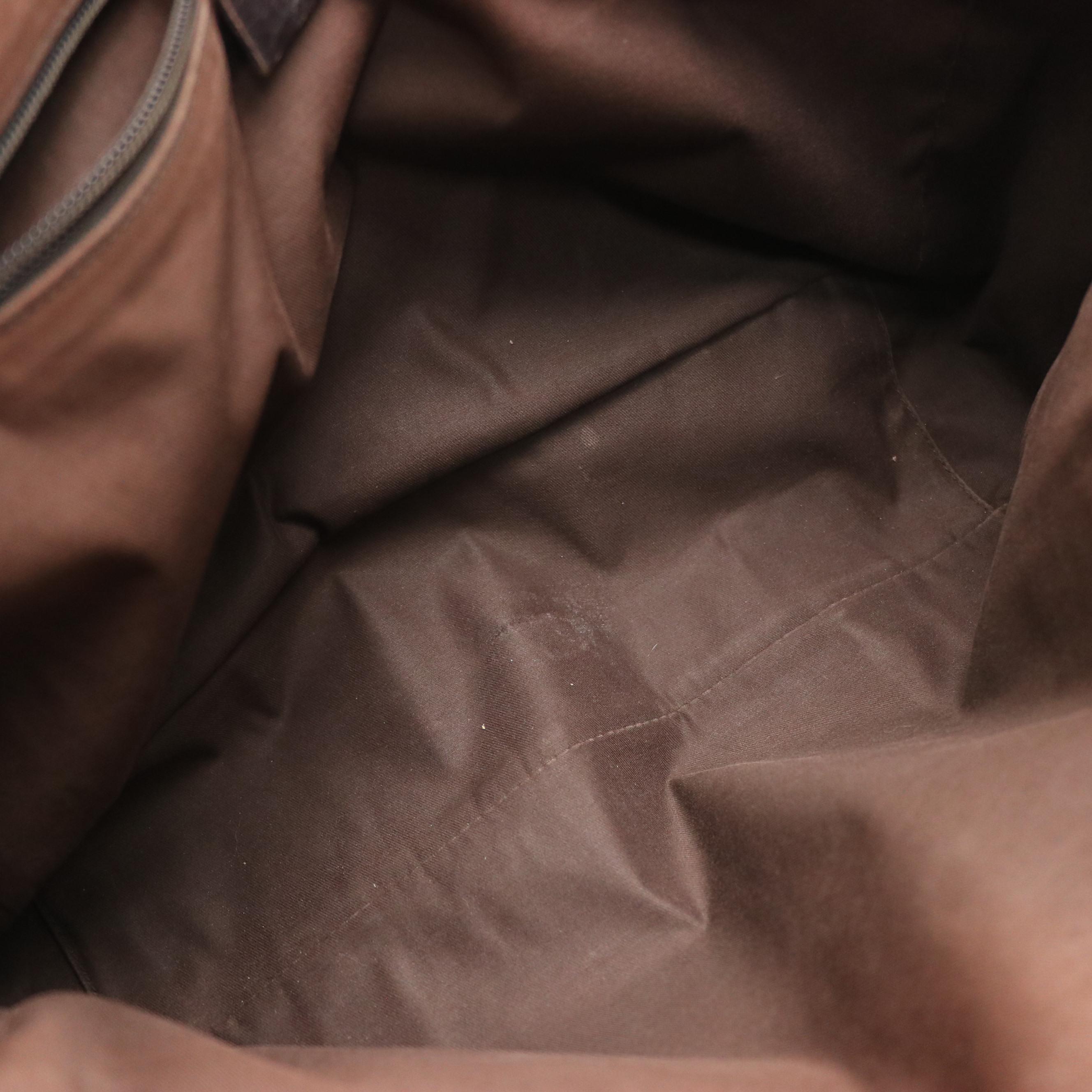 Gucci GG Supreme Canvas and Leather Tote Bag