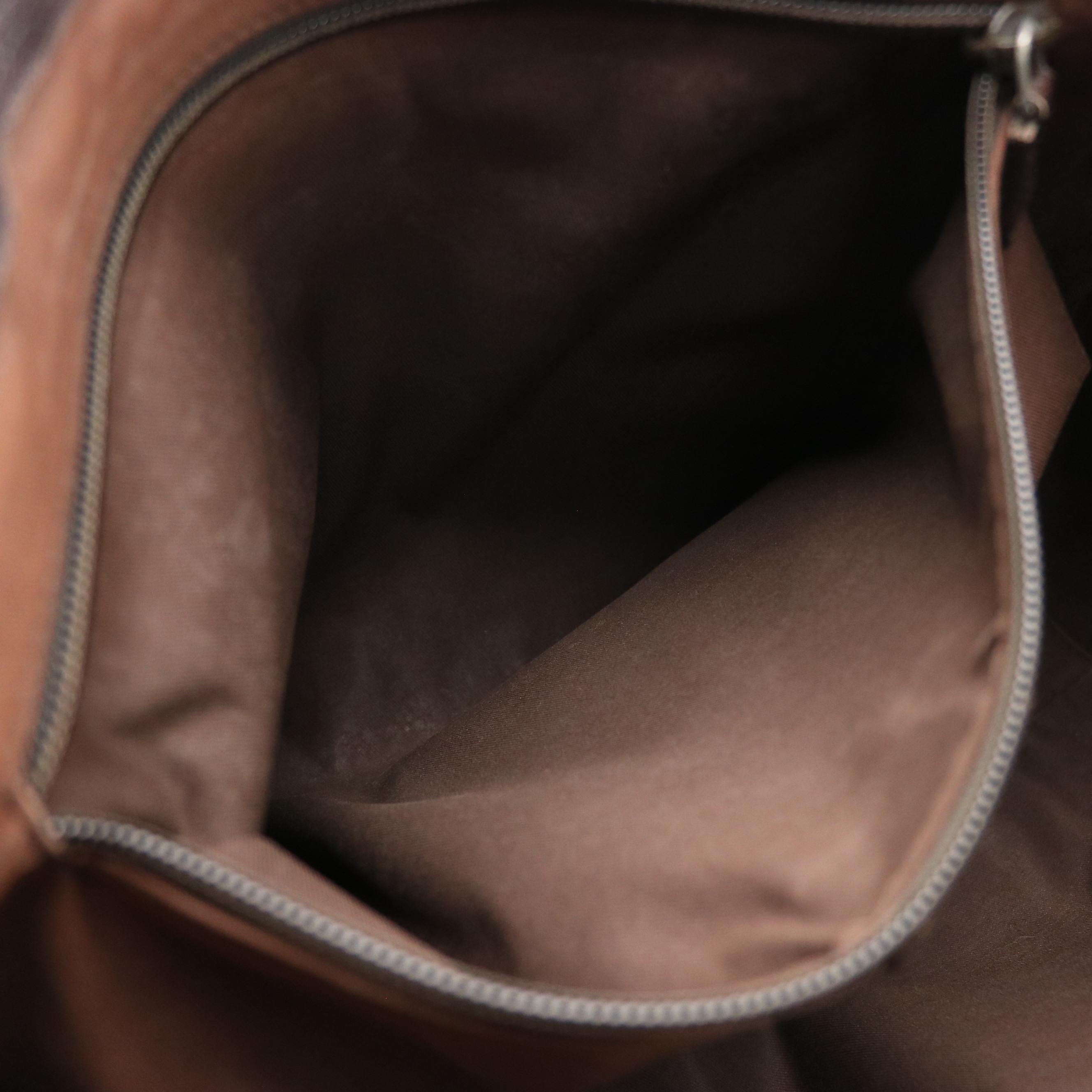 Gucci GG Supreme Canvas and Leather Tote Bag