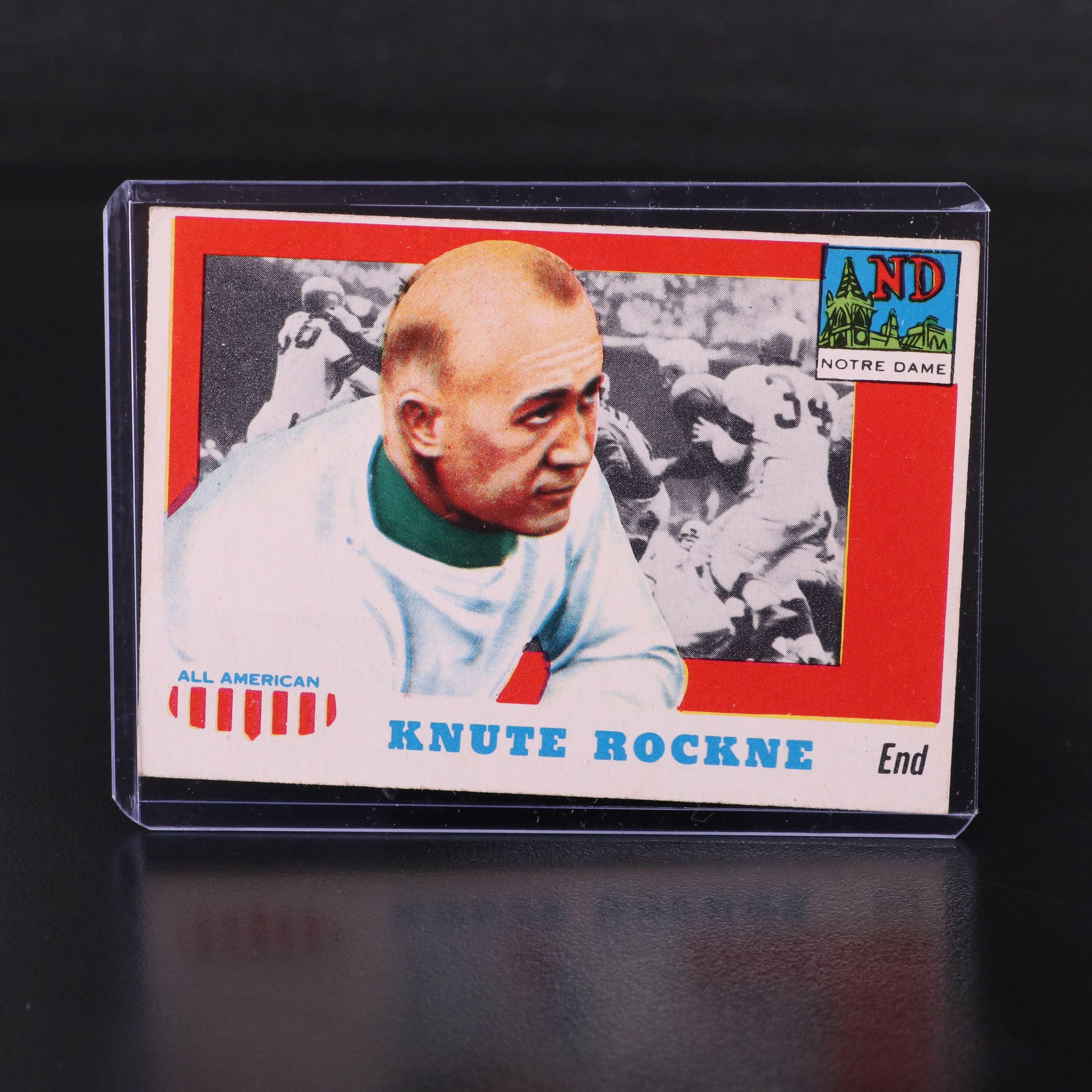 1955 Topps All American The Four Horsemen and Knute Rockne Football Cards