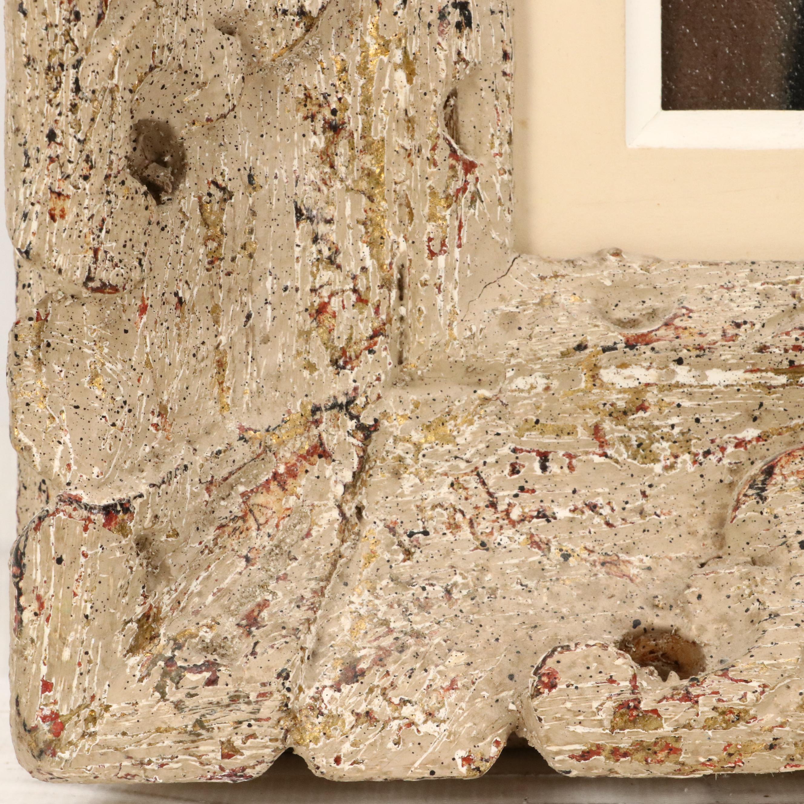 Alan Cours Oil Painting of Woman with Floral Arrangement, 21st Century