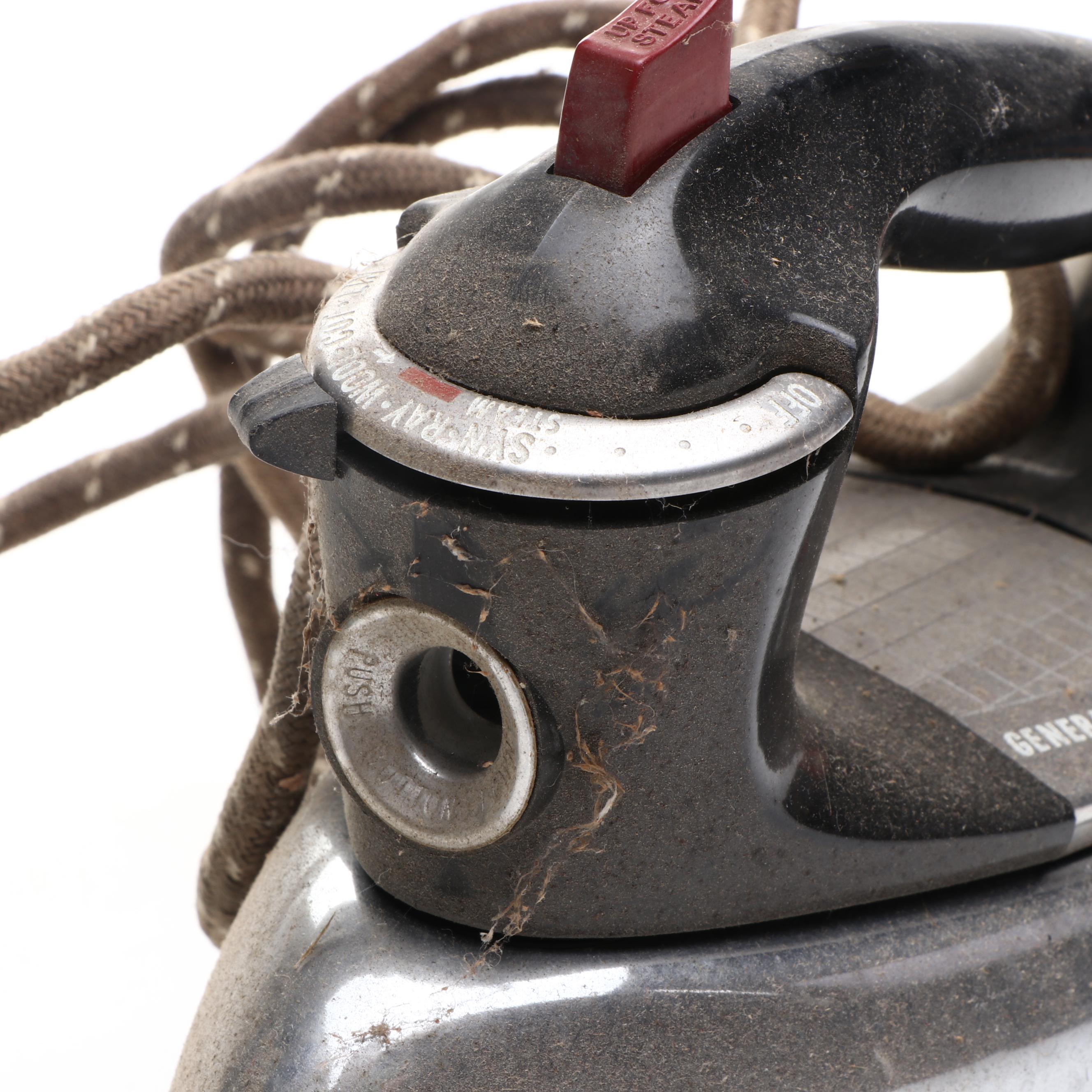 Sunbeam, Westinghouse, General Electric and Other Mid-Century Clothes Irons