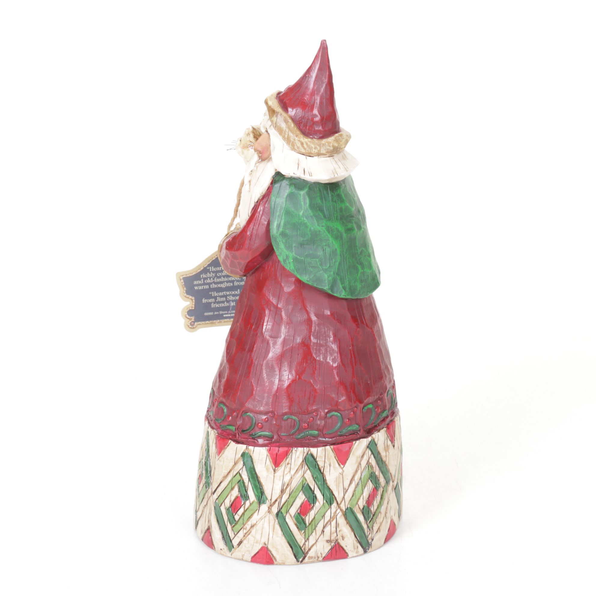 Jim Shore for Heartwood Creek "Santa Claus with Cat" Figurine