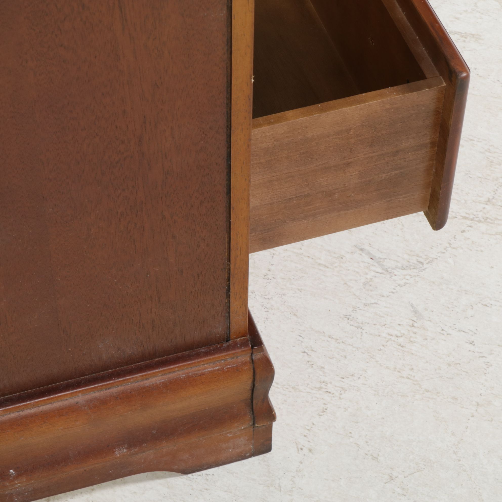 Mahogany Finished Chest of  Drawers, 21st Century