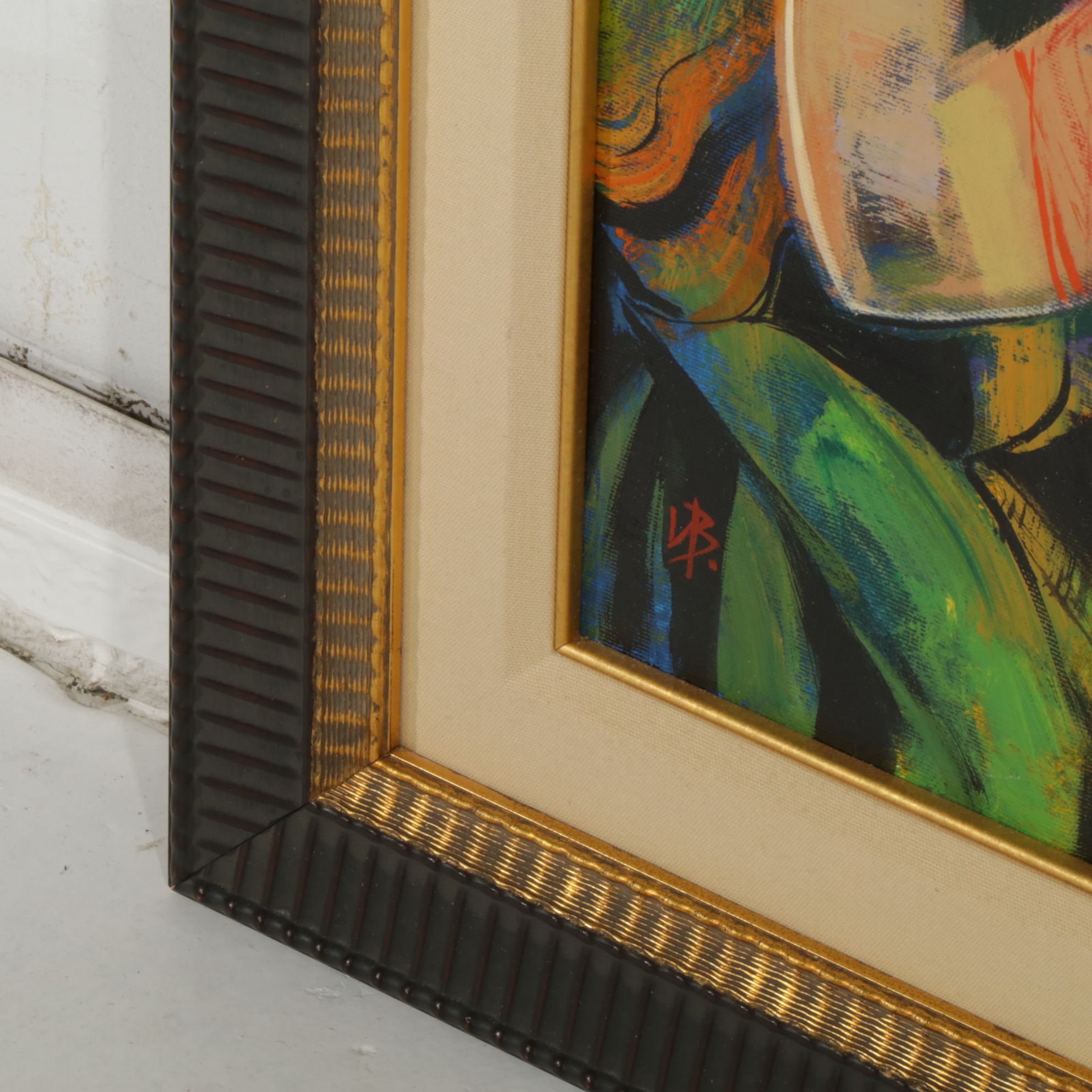 Irina Velkova Figurative Oil Painting "Nature's Embrace," 2008