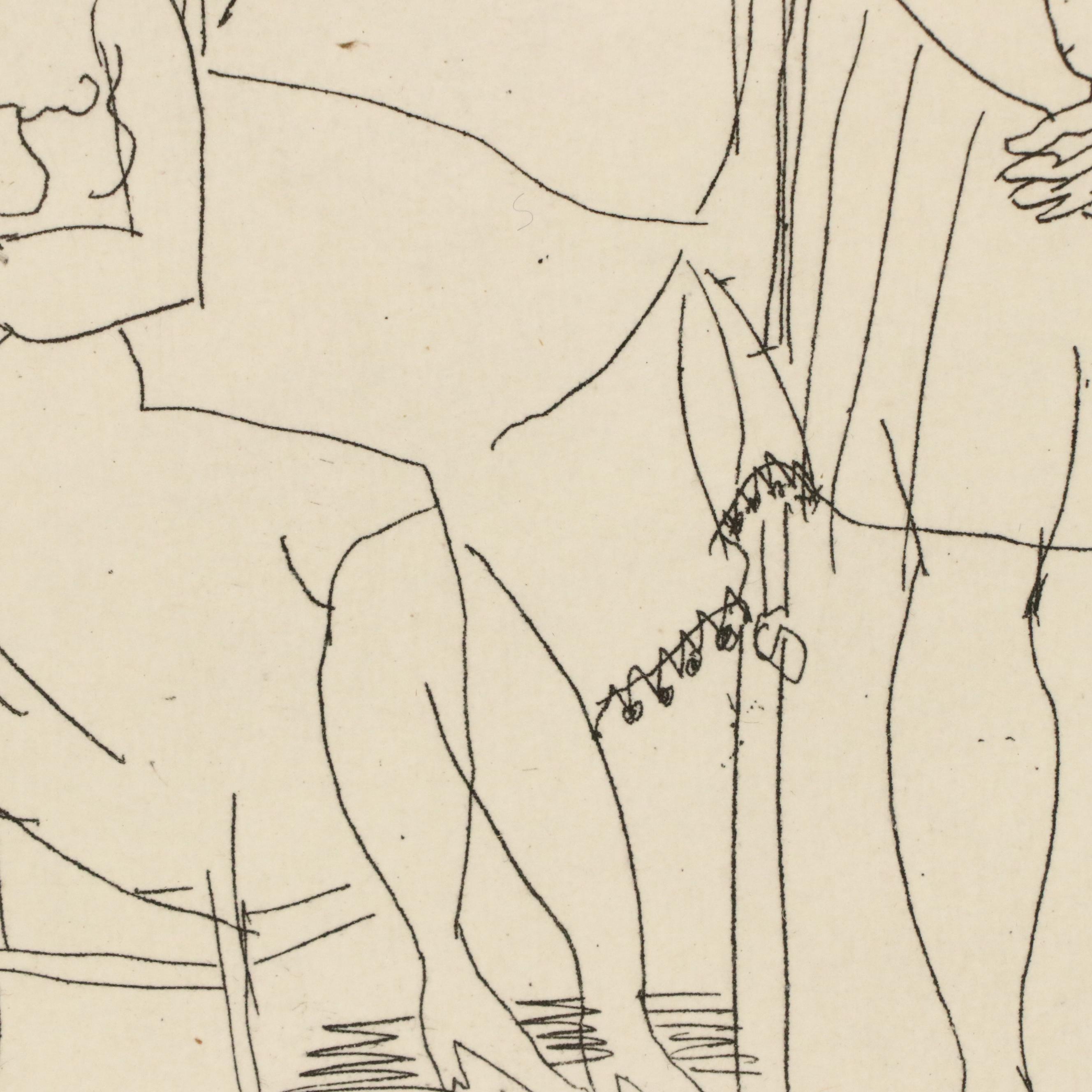 Raoul Dufy Etching Illustration from "La Belle-Enfant," 1930