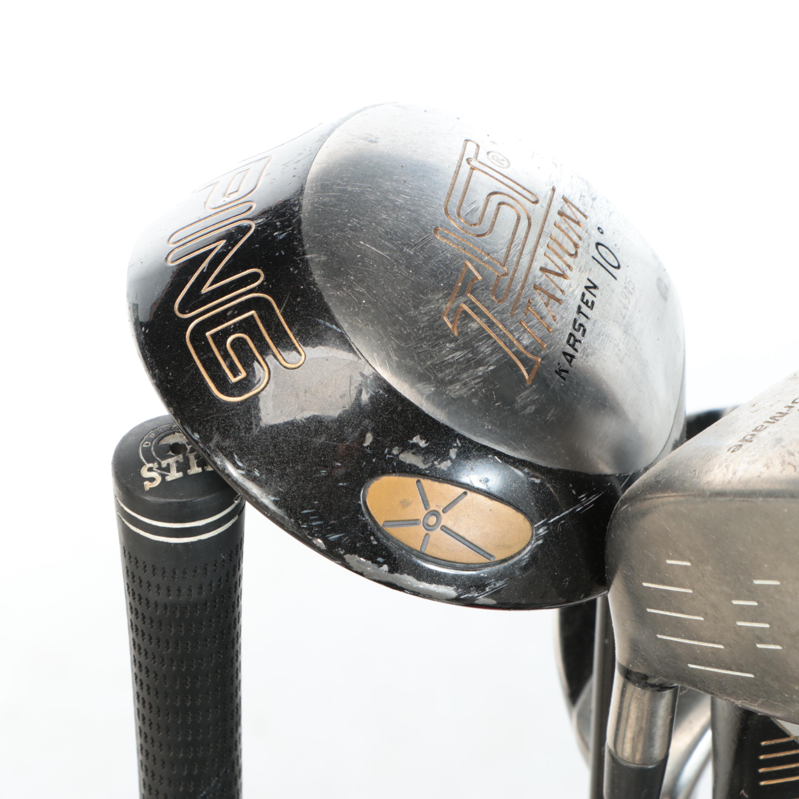 Sun Mountain Golf Bag with Callaway, Ping, and Odyssey Men's Golf Clubs