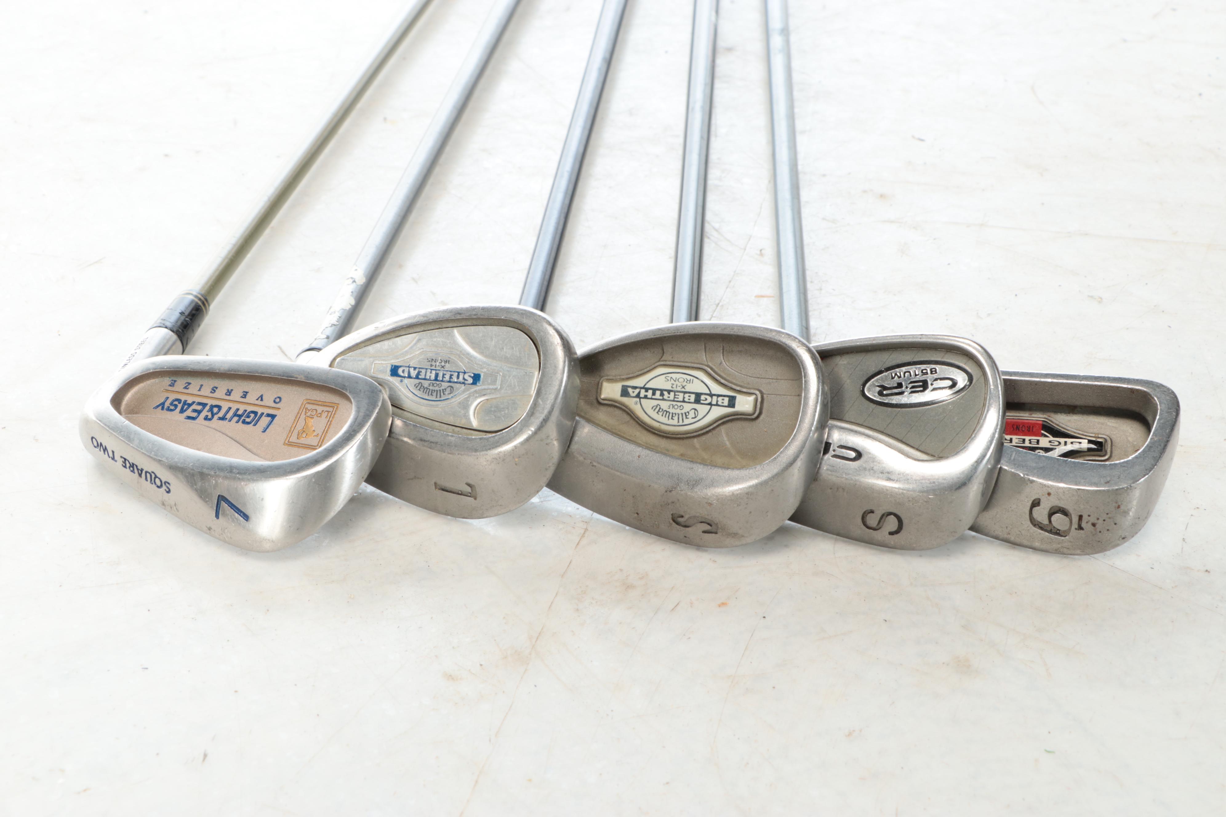 Sun Mountain Golf Bag with Callaway, Ping, and Odyssey Men's Golf Clubs