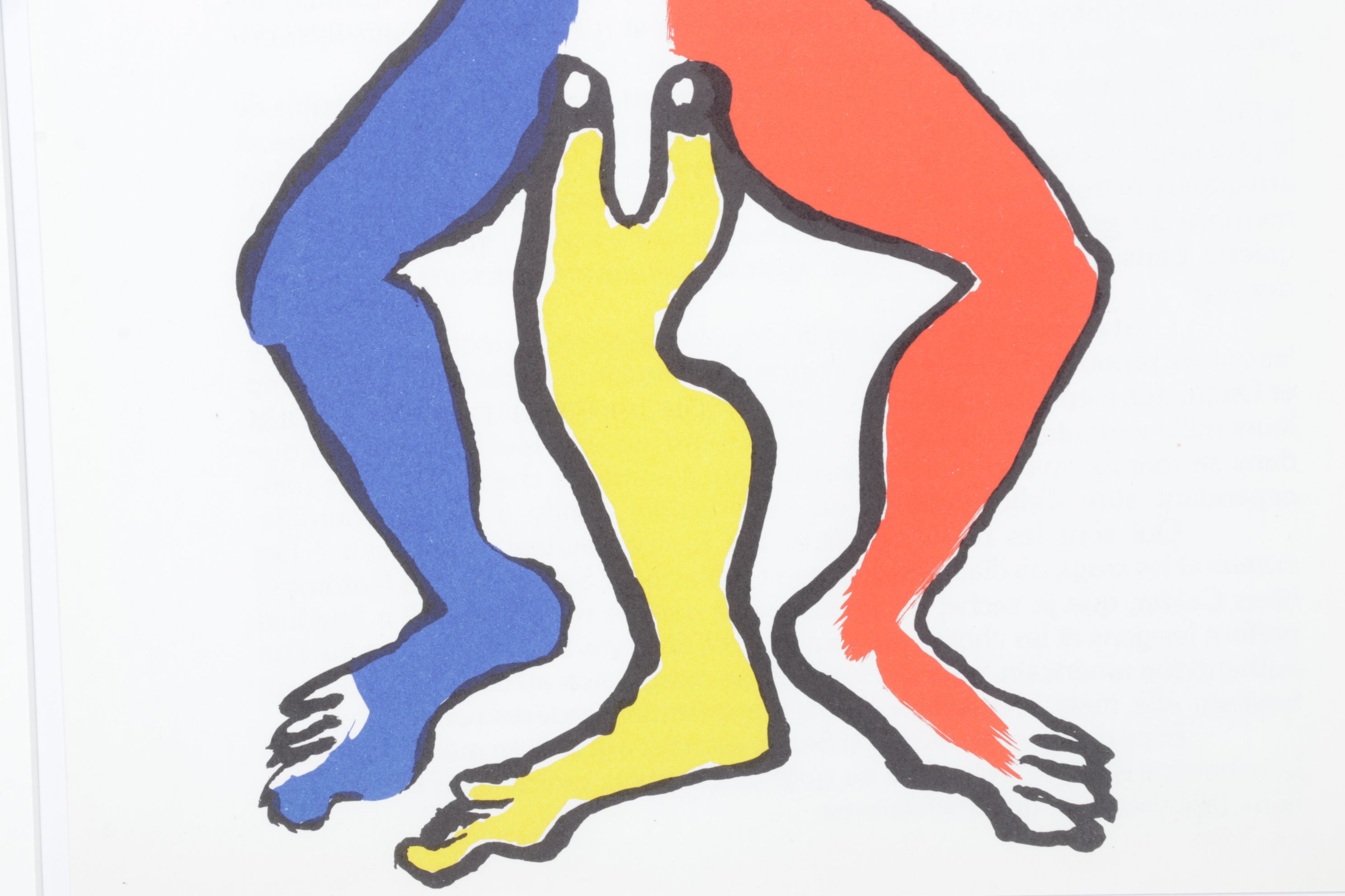 Alexander Calder Color Lithograph for "Derrière le Miroir," 1975