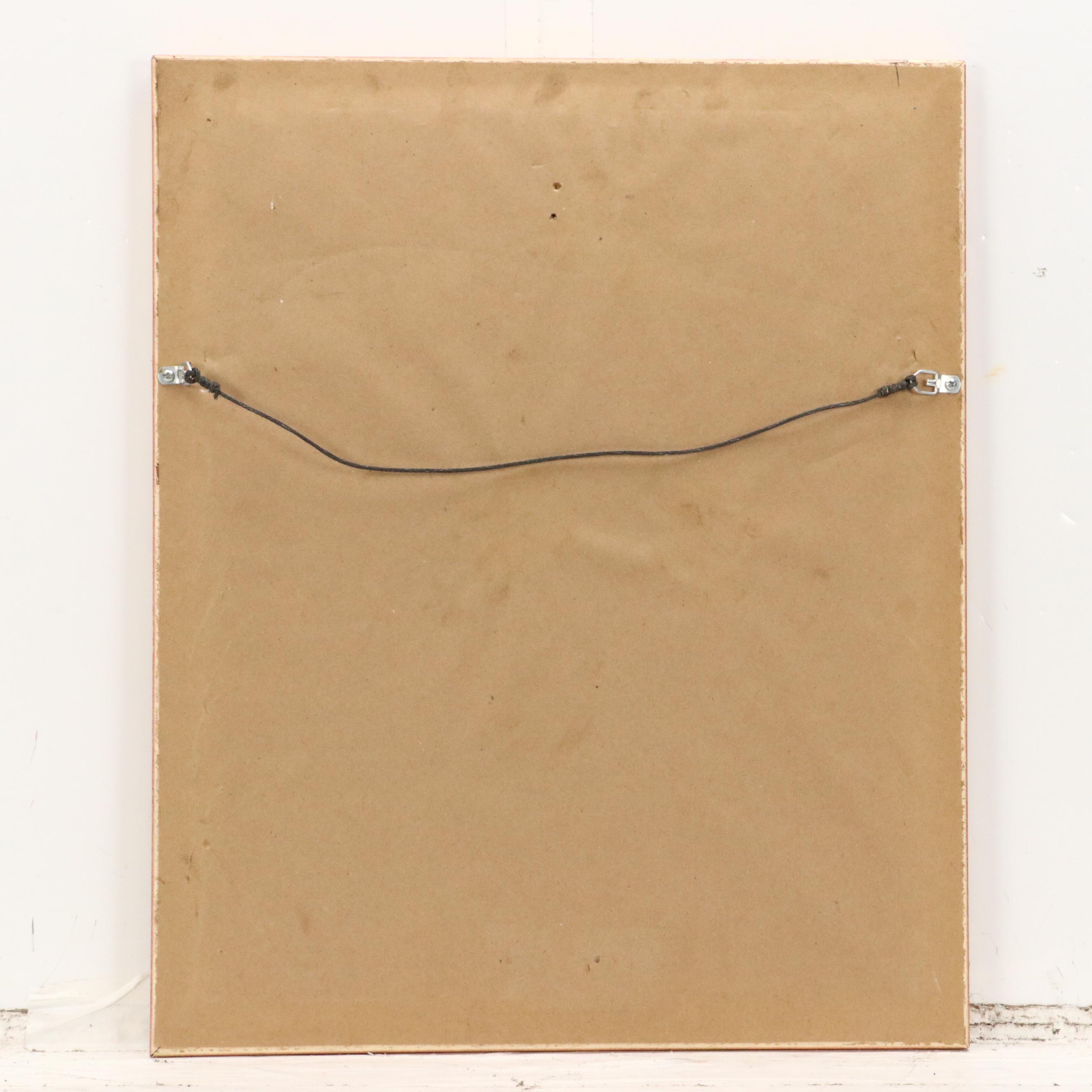 Edward T. Hurley Etching of Cincinnati Scene with Incline Car, 20th Century