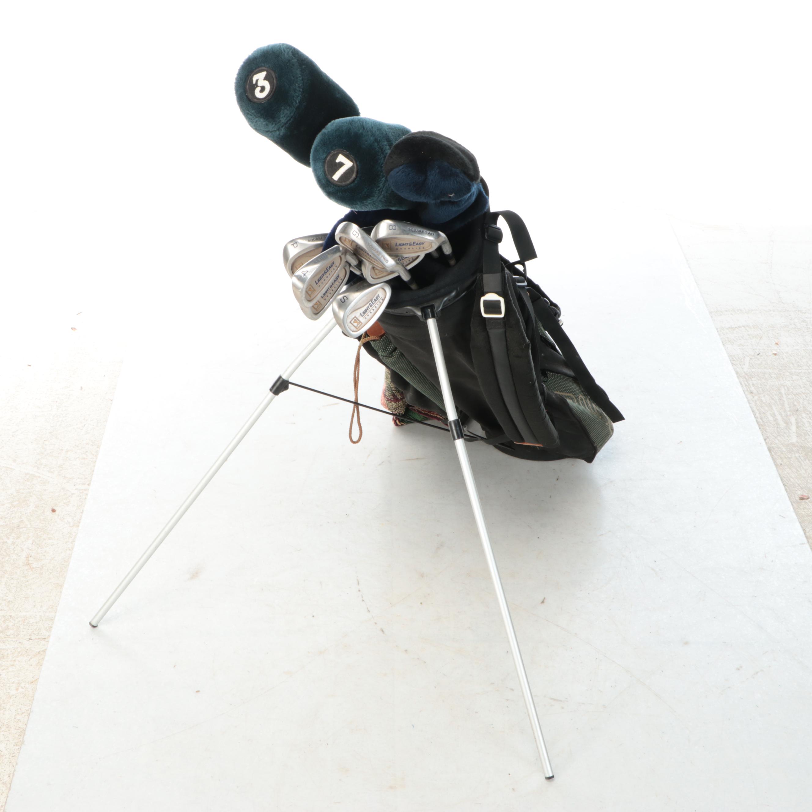 Ping Golf Bag with Women's Golf Clubs