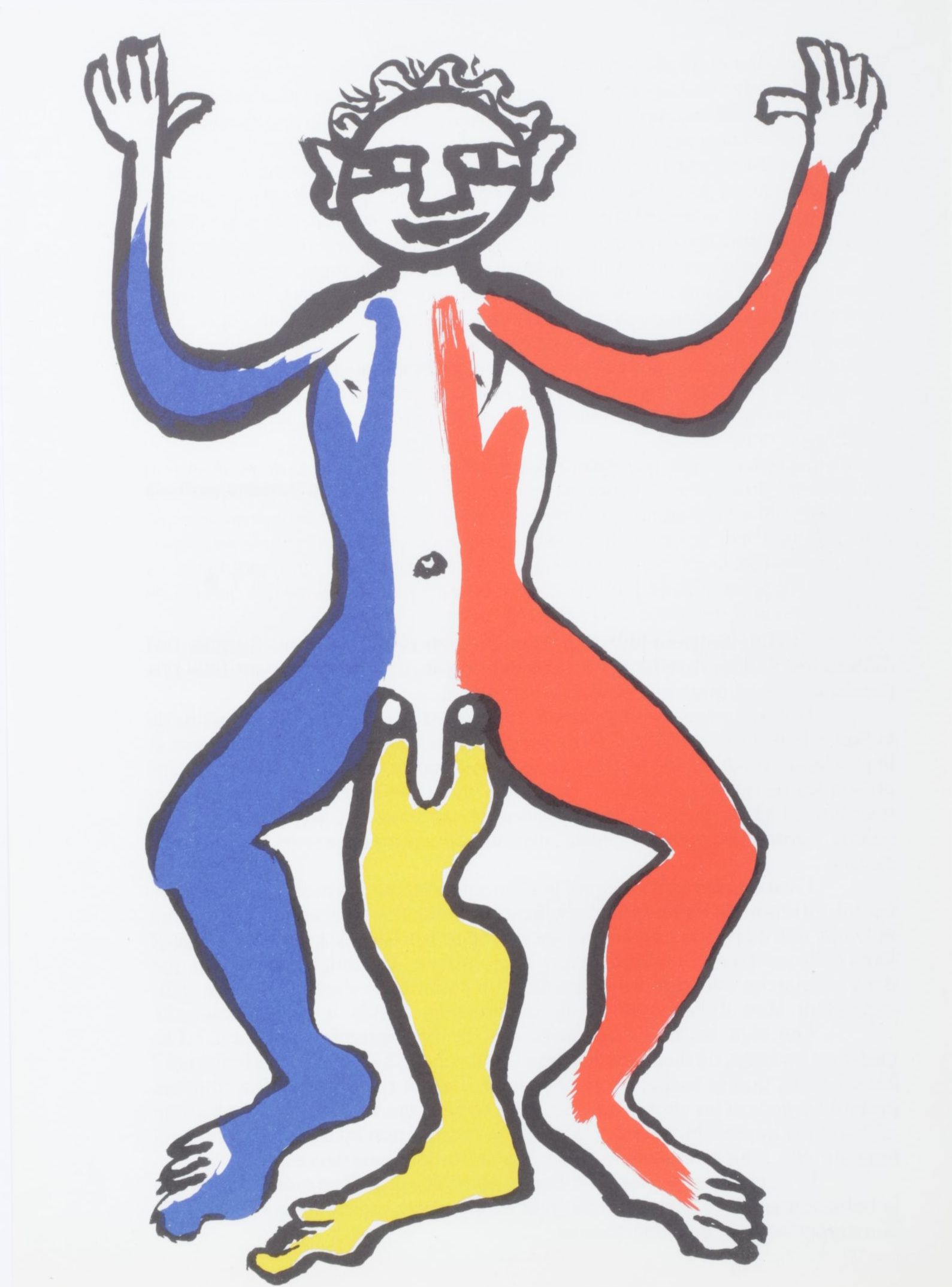 Alexander Calder Color Lithograph for "Derrière le Miroir," 1975