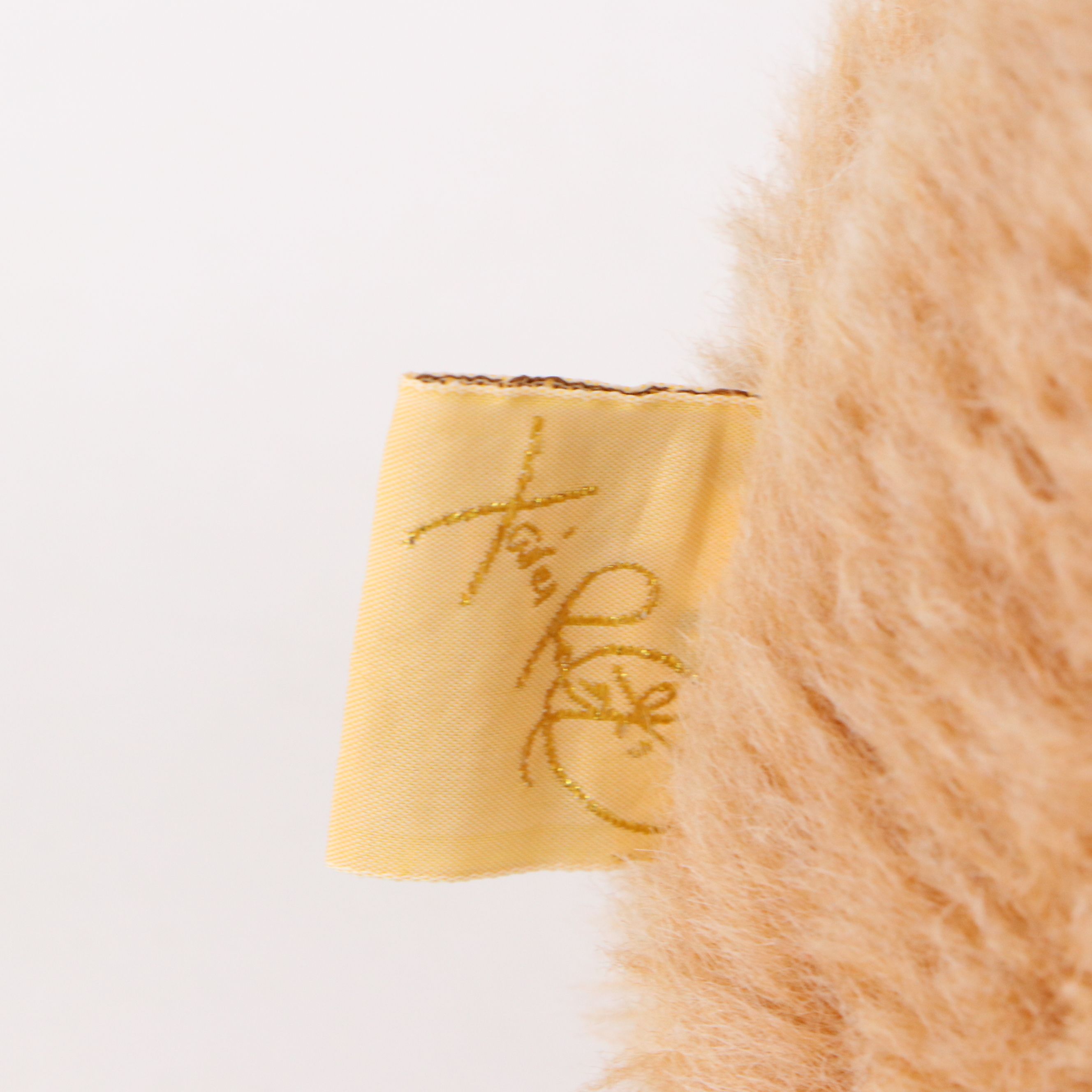 Xavier Roberts Furskins Plush Bear with Cabbage Patch Kids, 1980s