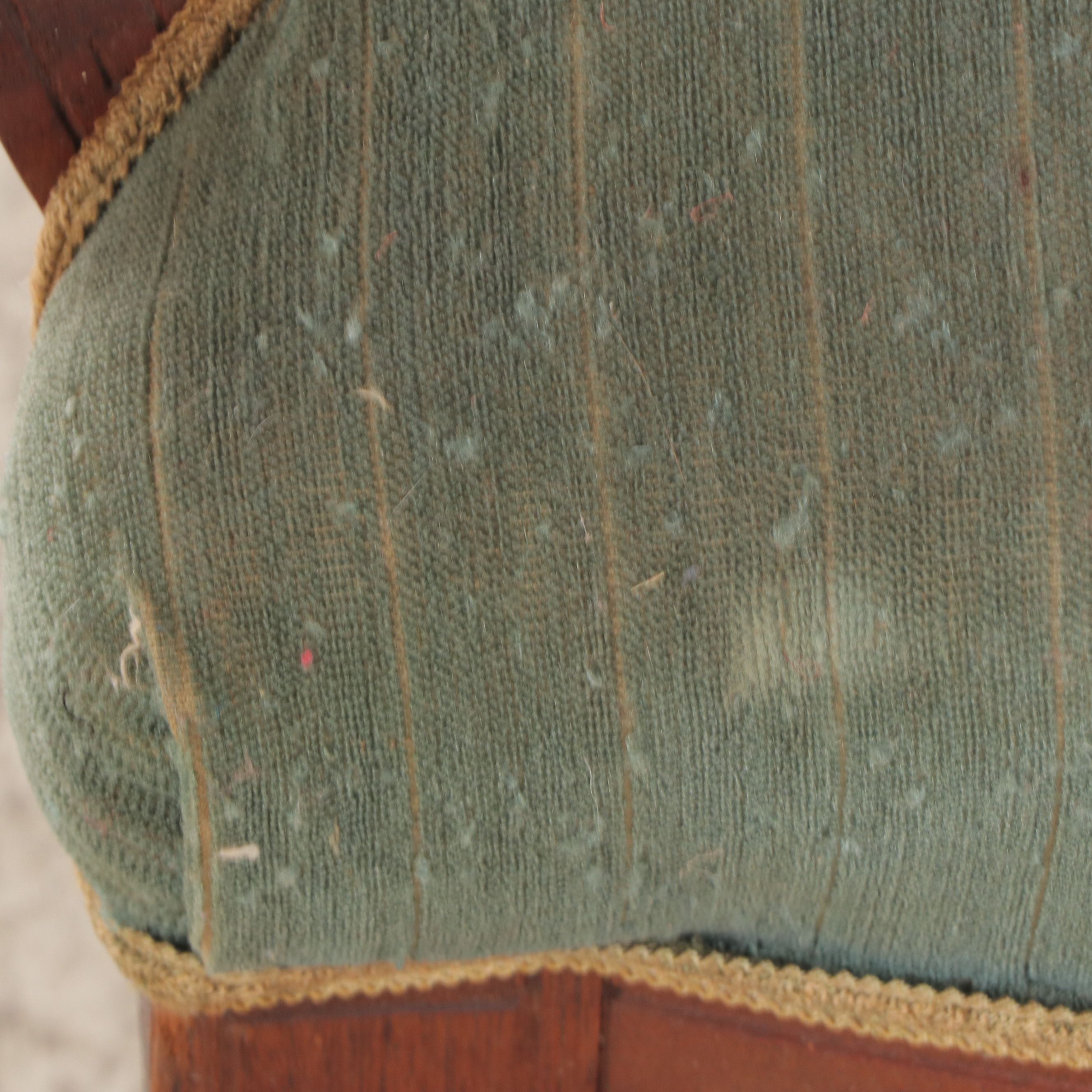 Set of Six Chippendale Style Walnut Chairs