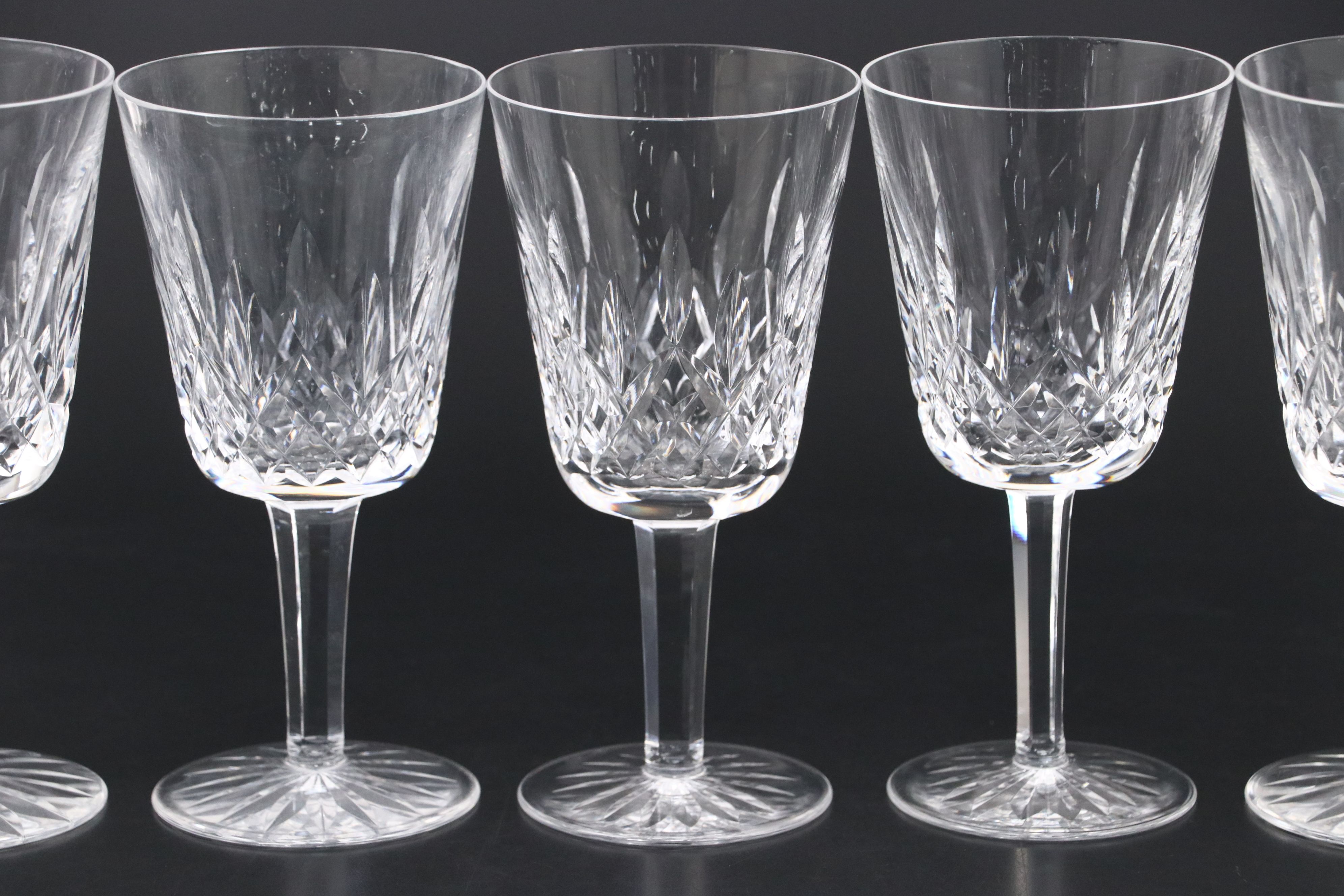 Waterford "Lismore" Crystal Water Glasses