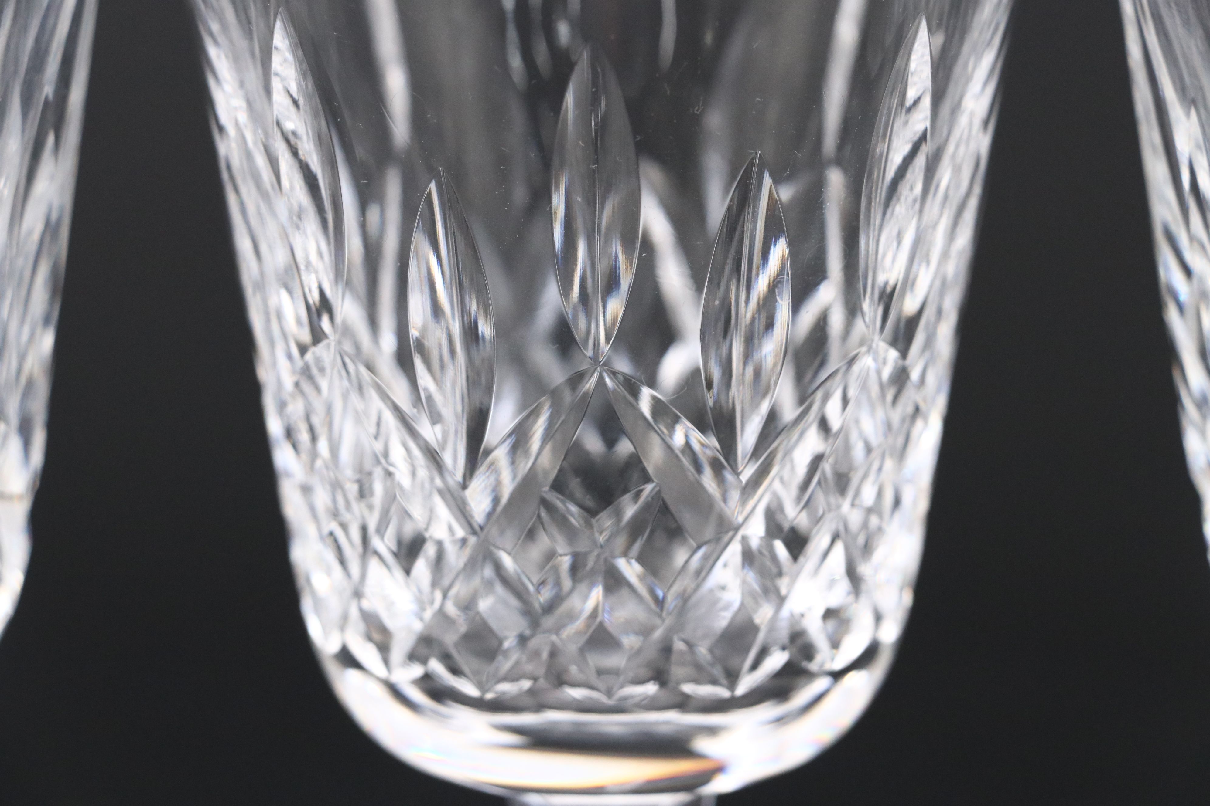 Waterford "Lismore" Crystal Water Glasses
