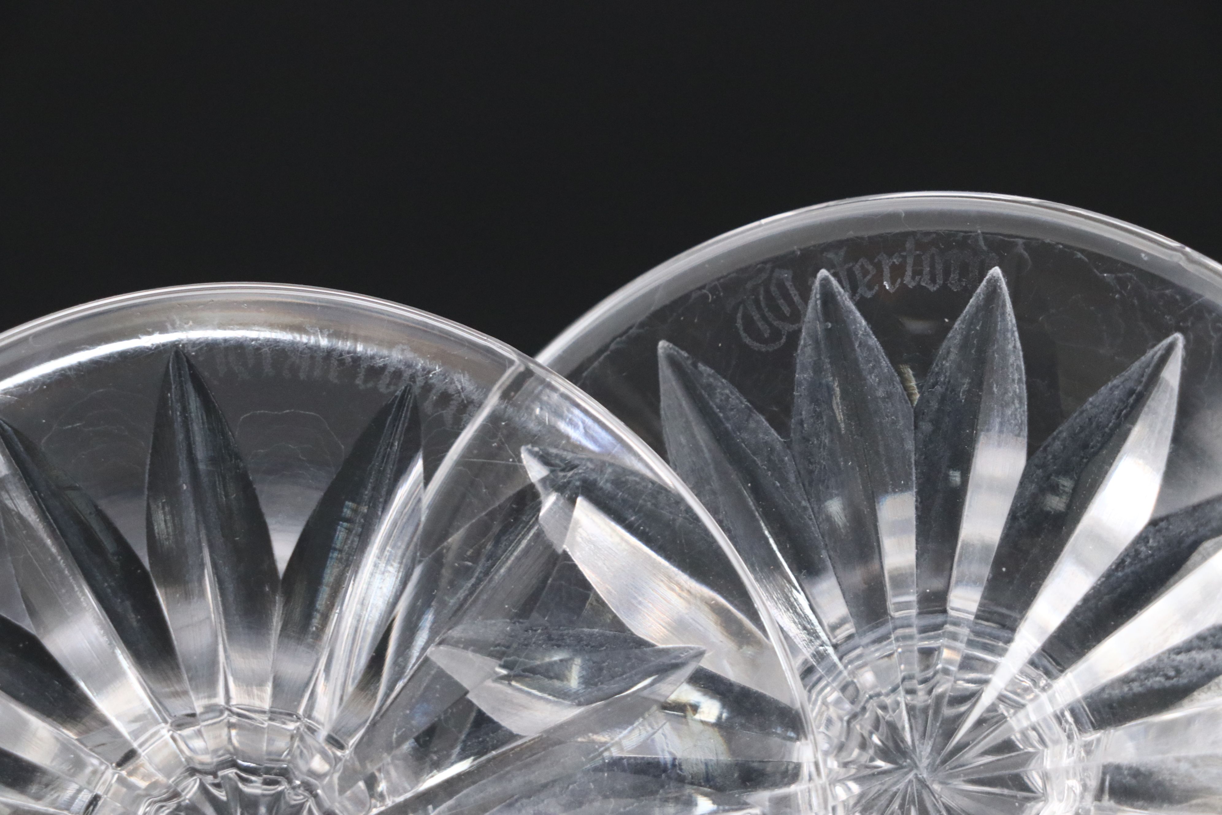 Waterford "Lismore" Crystal Water Glasses