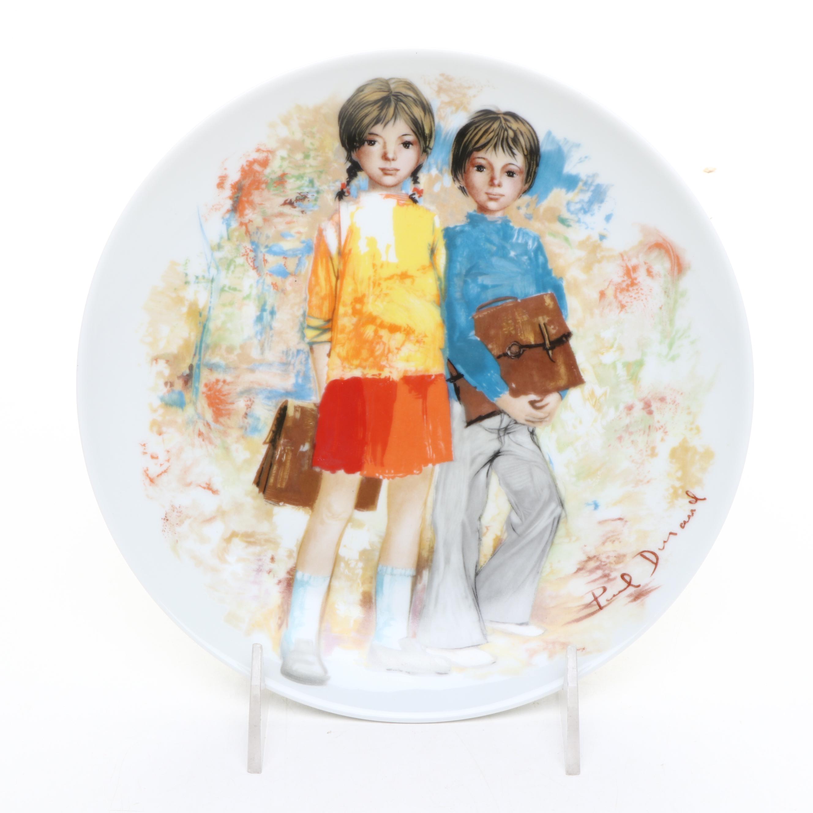 Limoges-Turgot "Durand's Children" and More Limited Edition Plates, 1980s