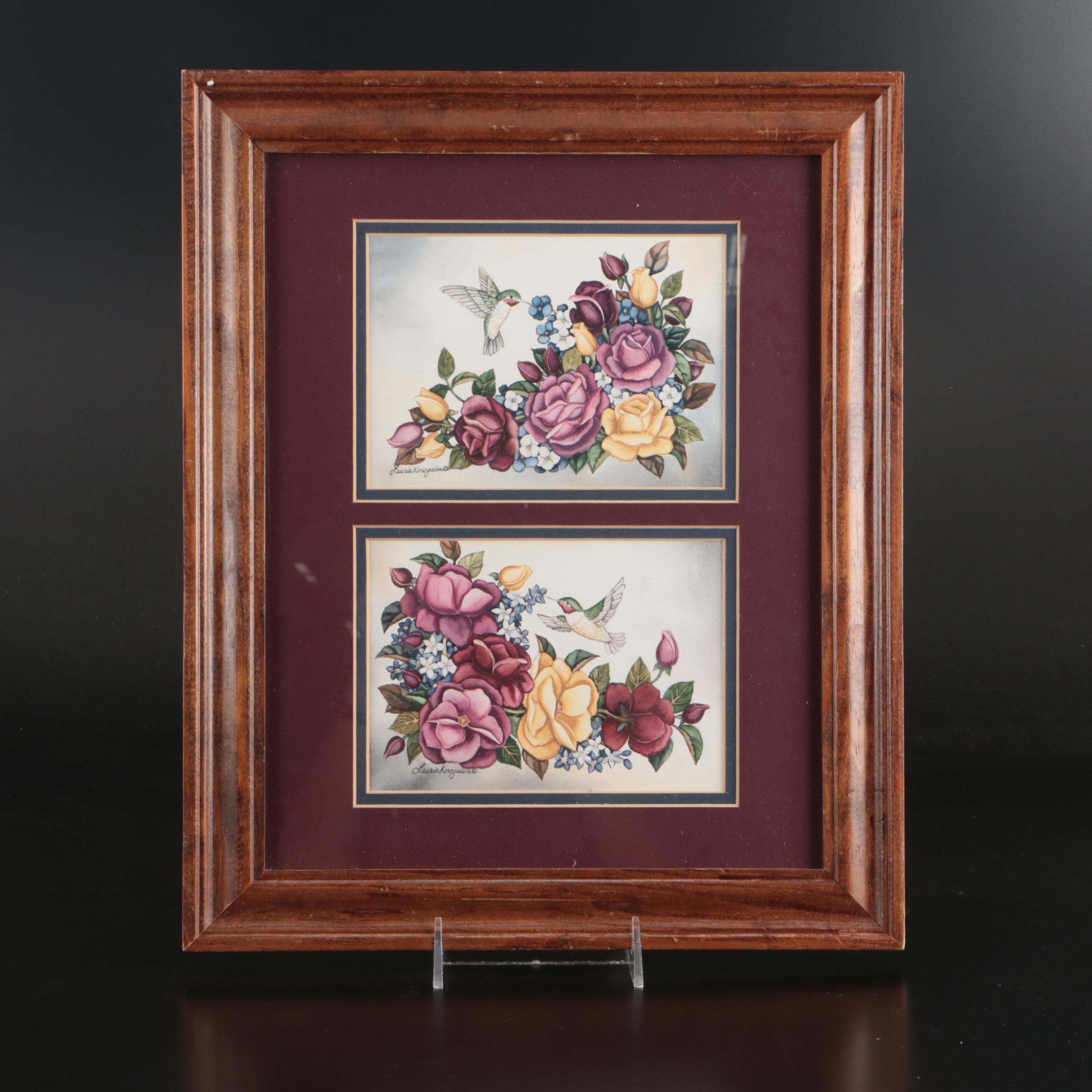 Royal Albert "Old Country Roses" Ceramic Vase with More Floral Décor