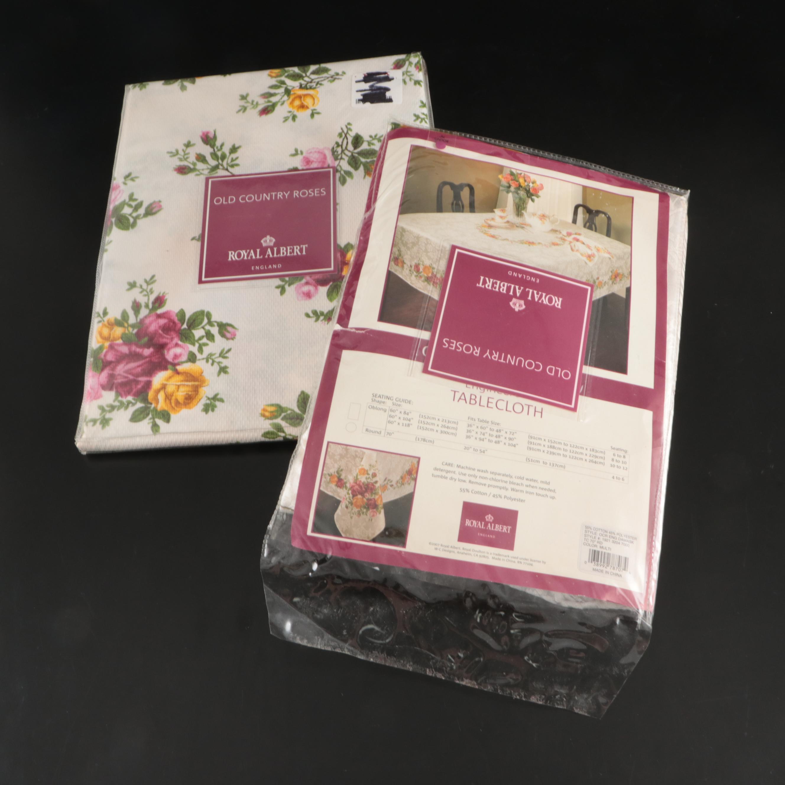 Royal Albert "Old Country Roses" Ceramic Vase with More Floral Décor