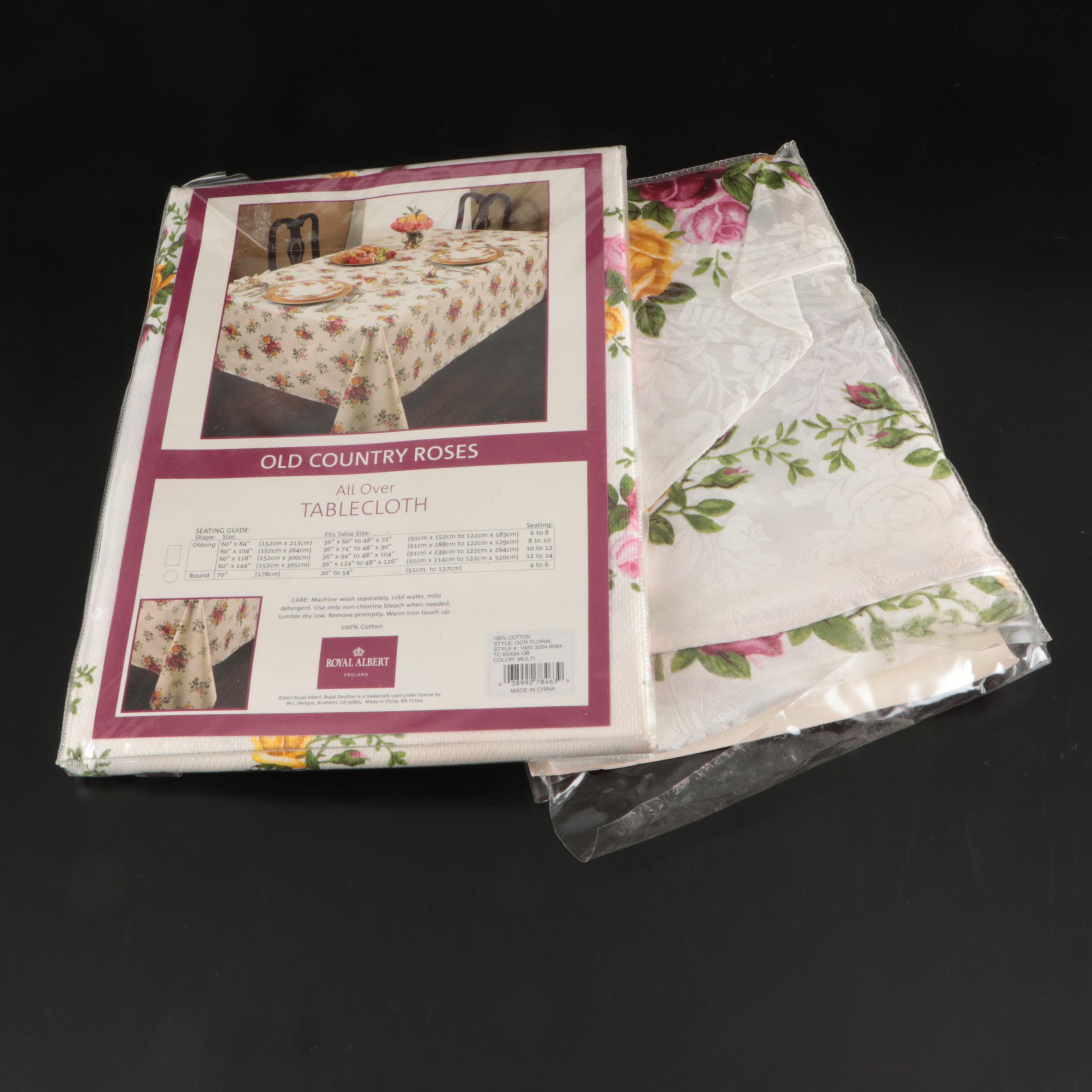 Royal Albert "Old Country Roses" Ceramic Vase with More Floral Décor