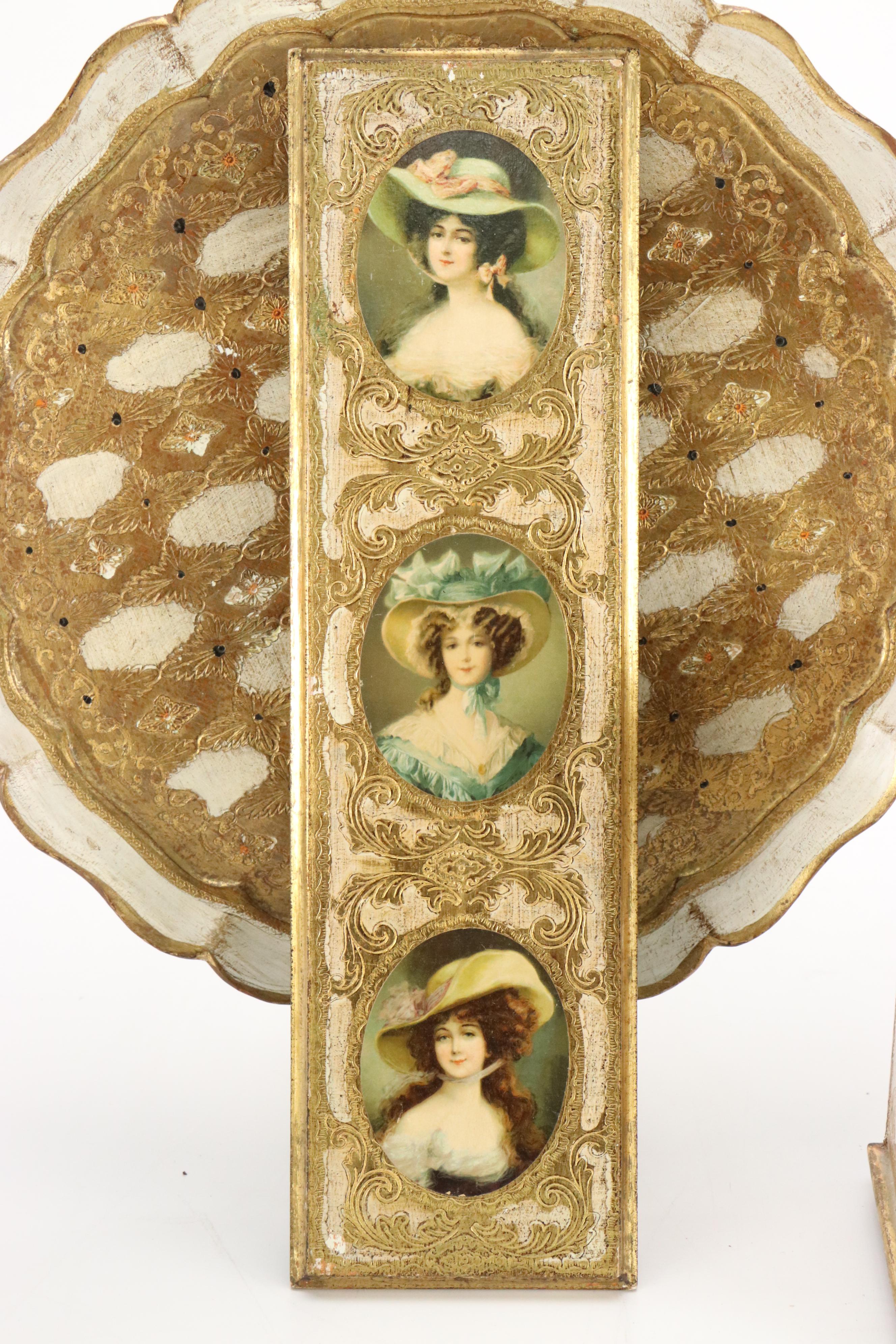 Florentine Gilt Miniature Dresser Jewelry Boxes and Other Italian Wood Décor