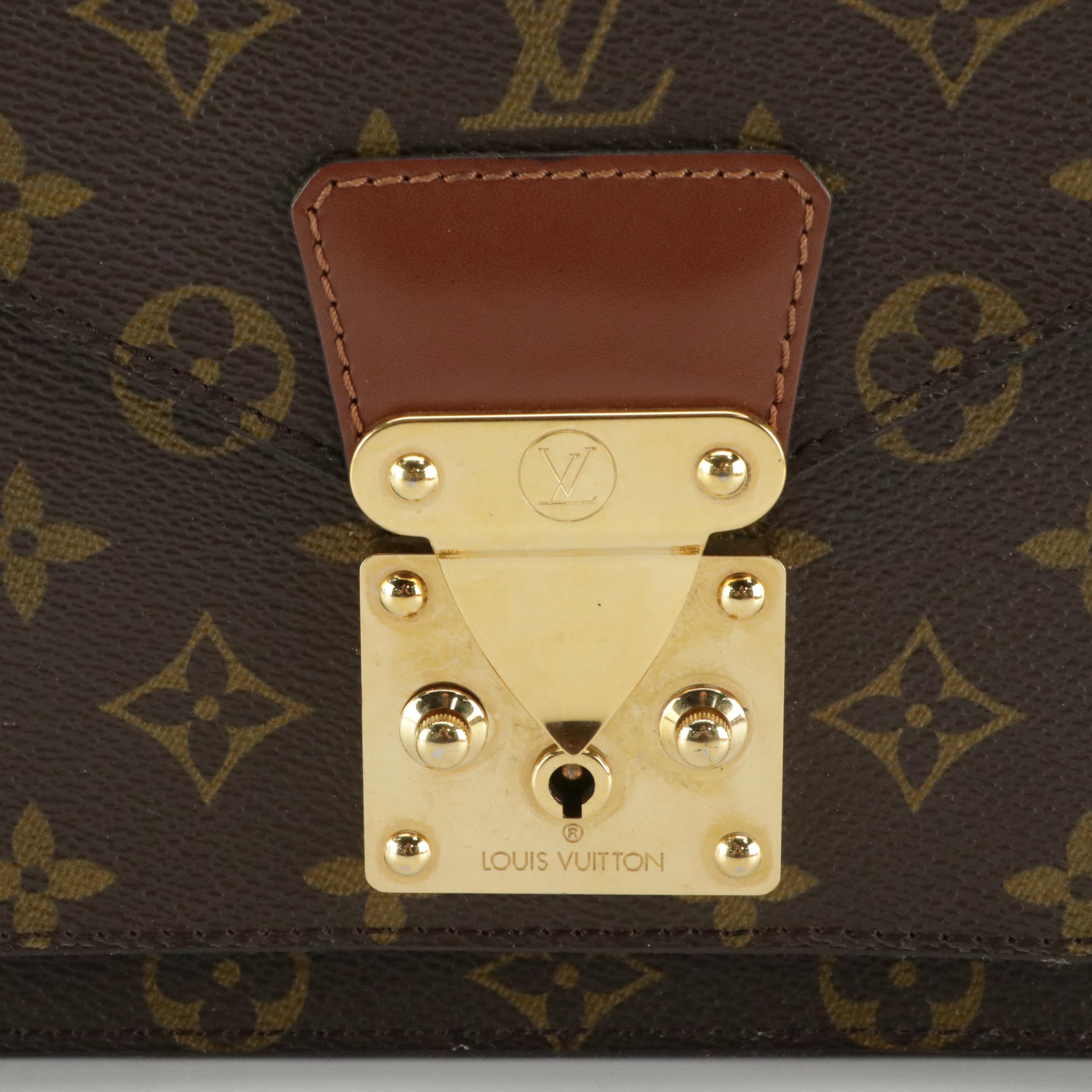 Louis Vuitton Monceau 28 Two-Way Handbag in Monogram Canvas and Leather
