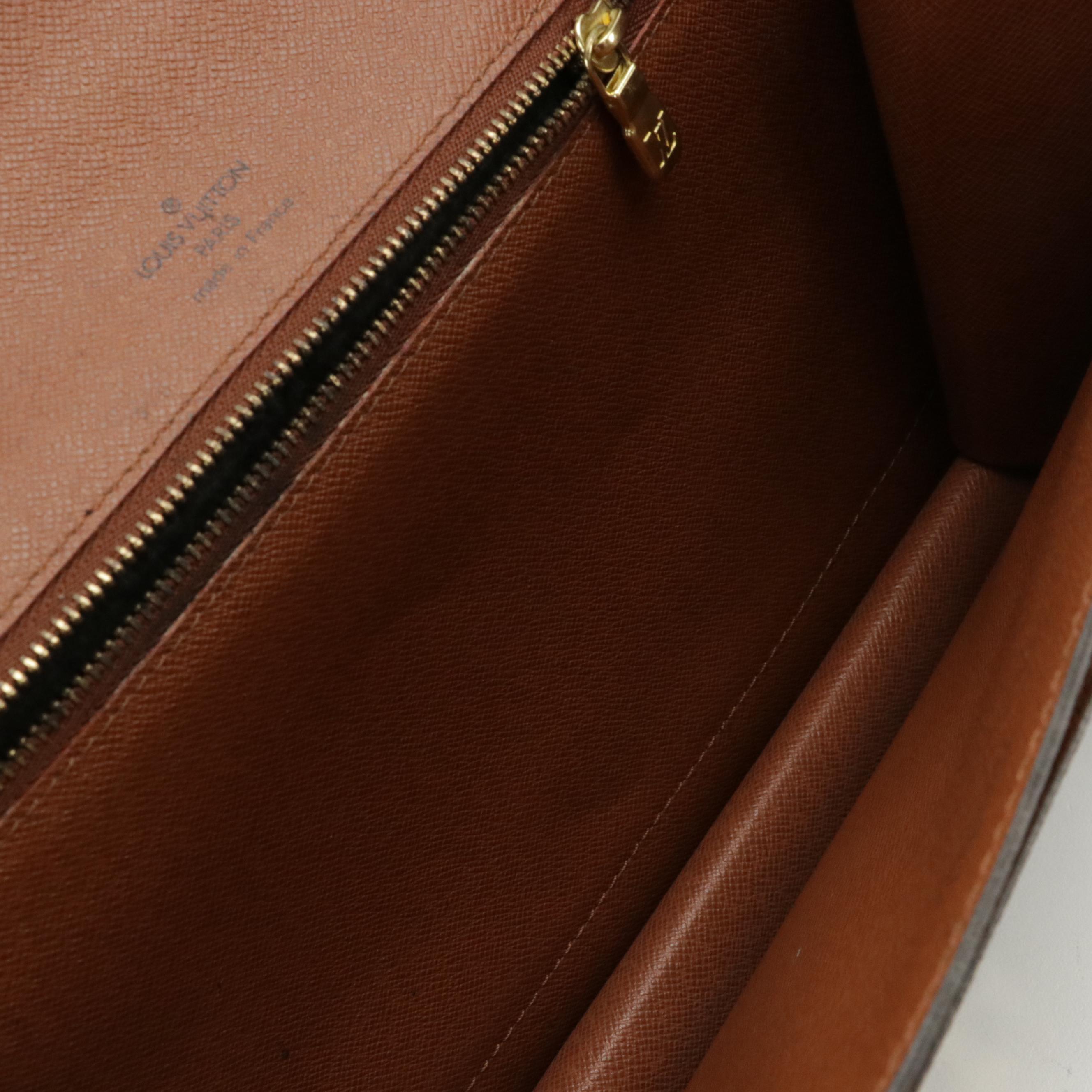 Louis Vuitton Monceau 28 Two-Way Handbag in Monogram Canvas and Leather