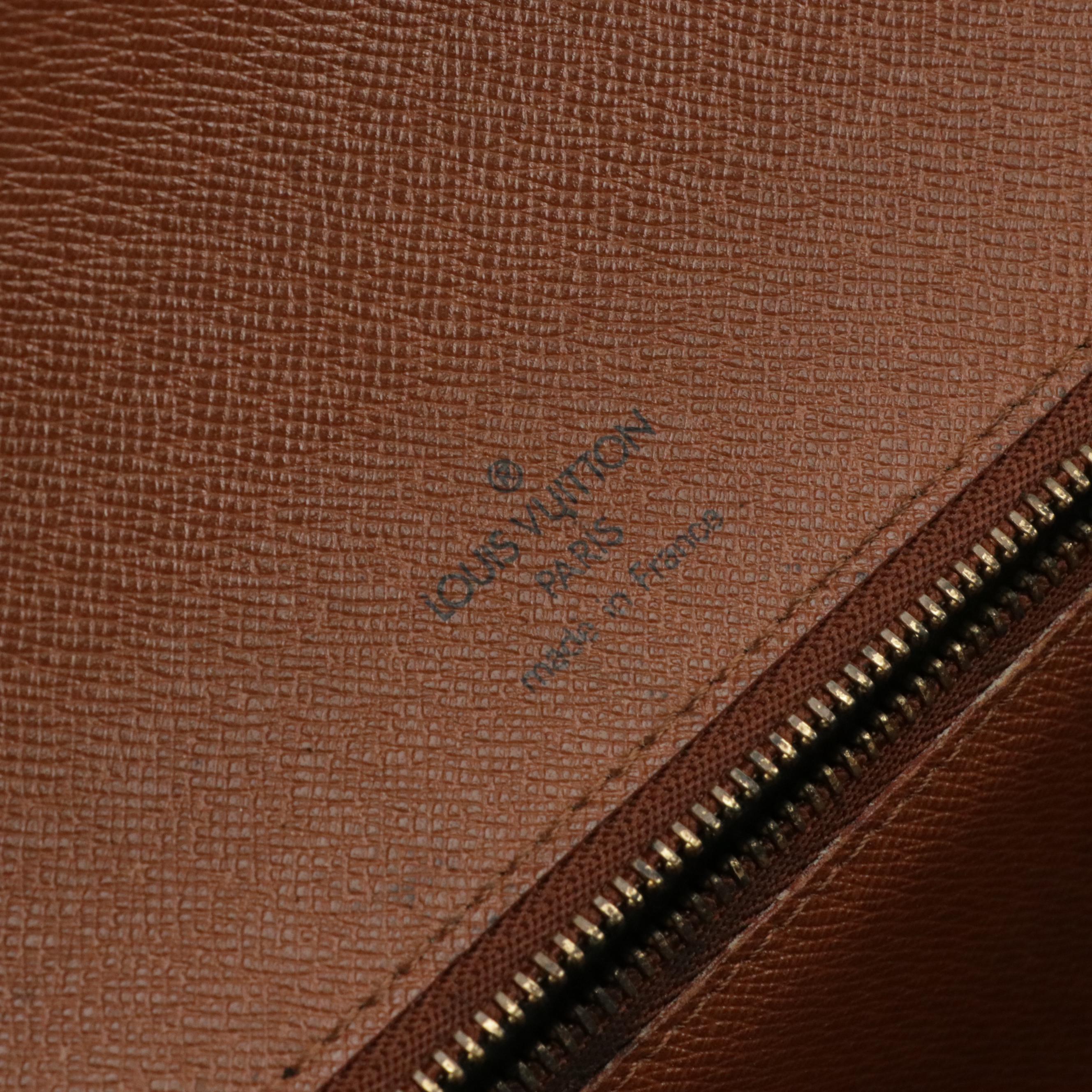 Louis Vuitton Monceau 28 Two-Way Handbag in Monogram Canvas and Leather