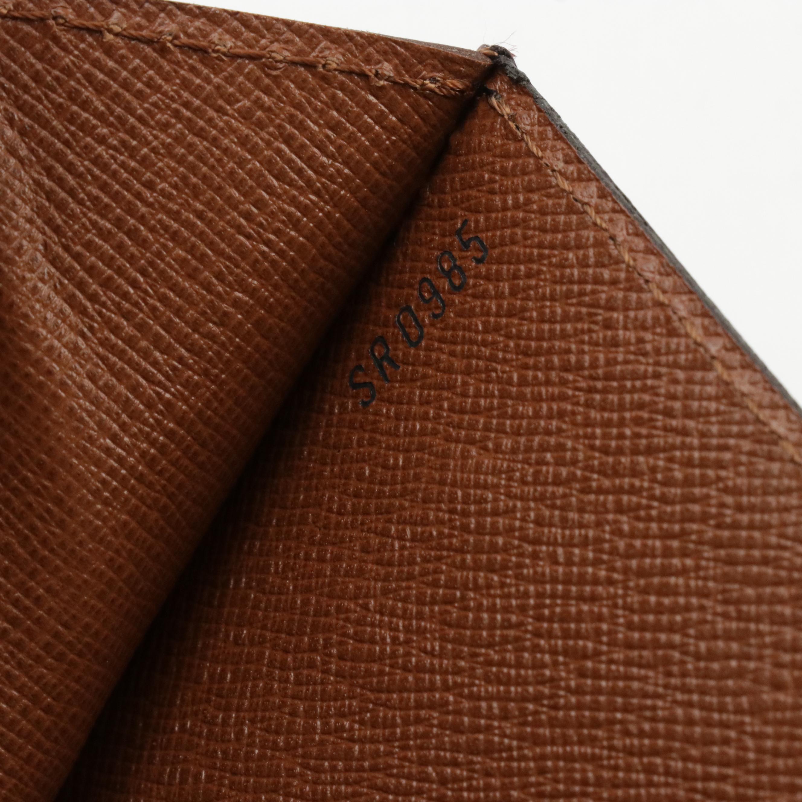 Louis Vuitton Monceau 28 Two-Way Handbag in Monogram Canvas and Leather