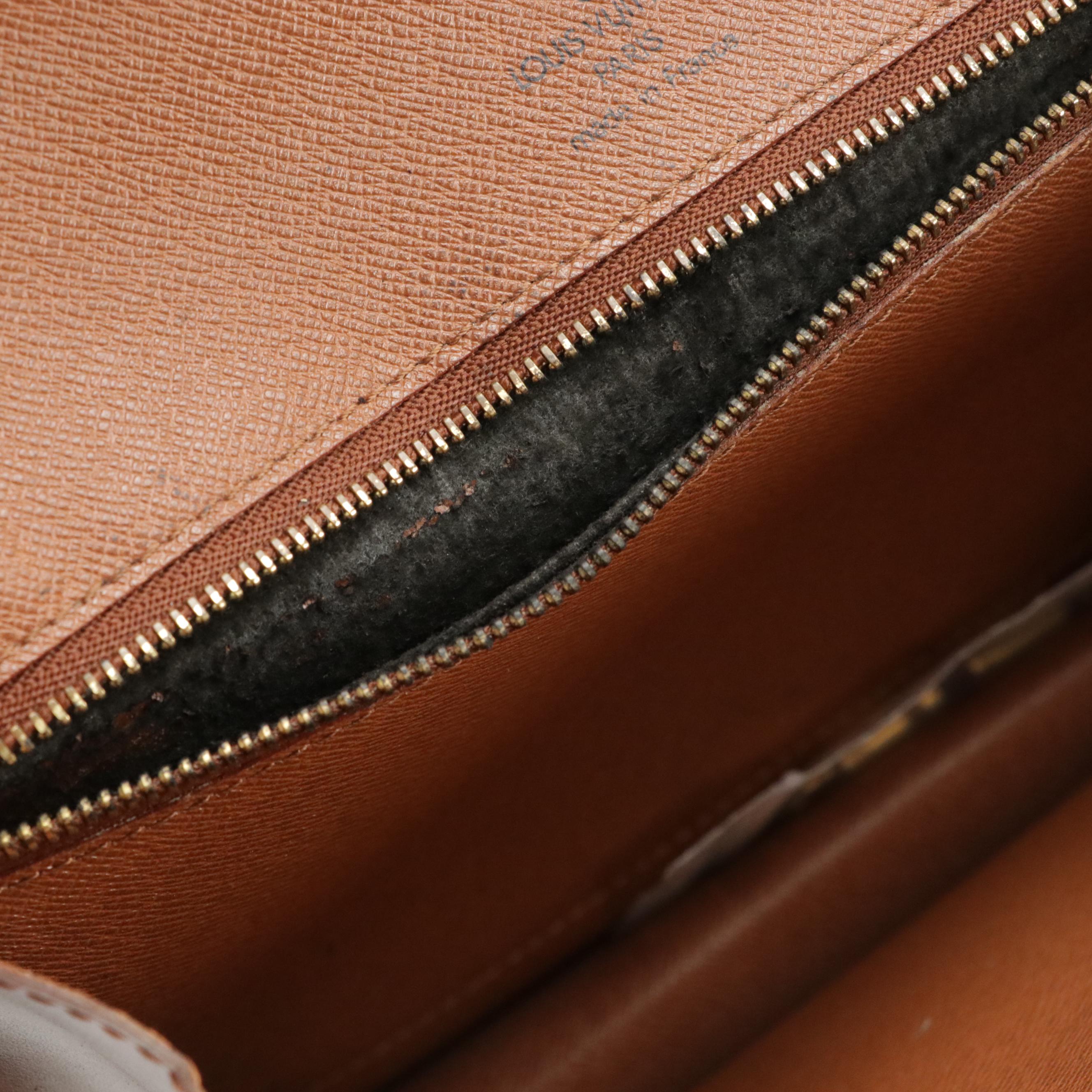 Louis Vuitton Monceau 28 Two-Way Handbag in Monogram Canvas and Leather